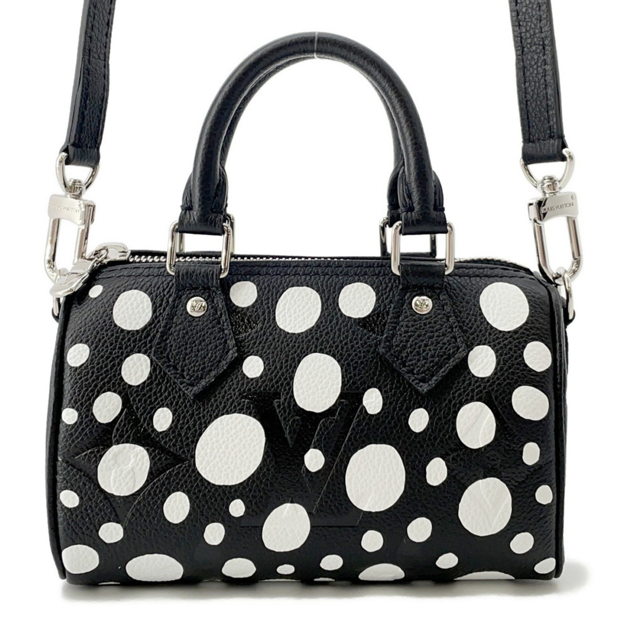 Louis Vuitton Dot Infinity (Yayoi Kusama) Black Noir White Monogram Empreinte Handbag