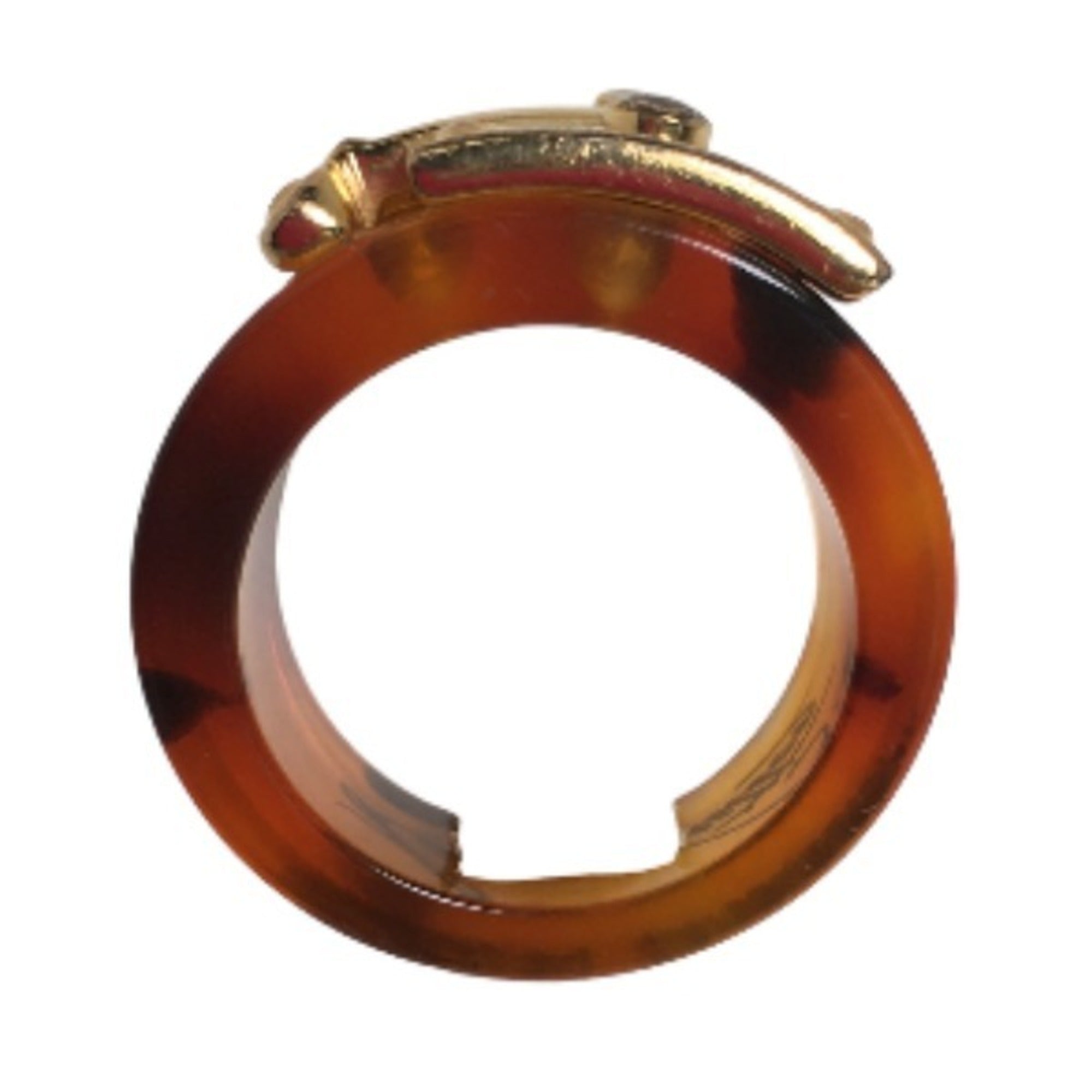 Louis Vuitton Metal Plastic Band Ring