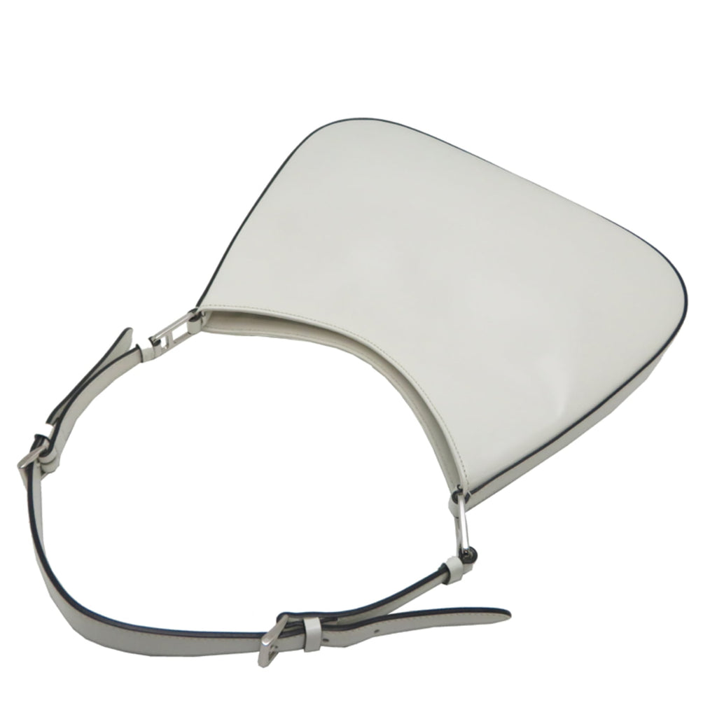 Prada White Leather Shoulder Bag