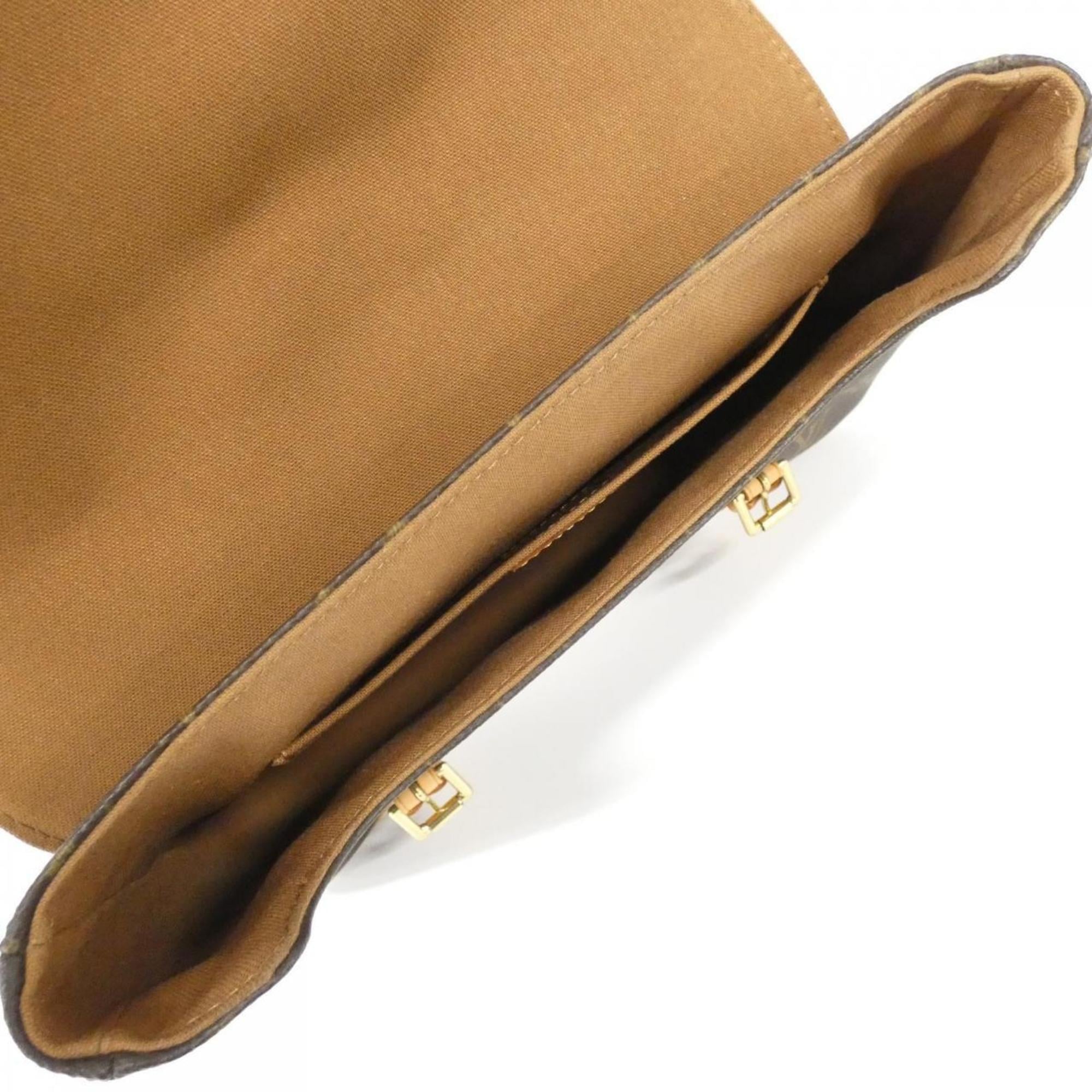 Louis Vuitton Marron Coated Canvas Backpack