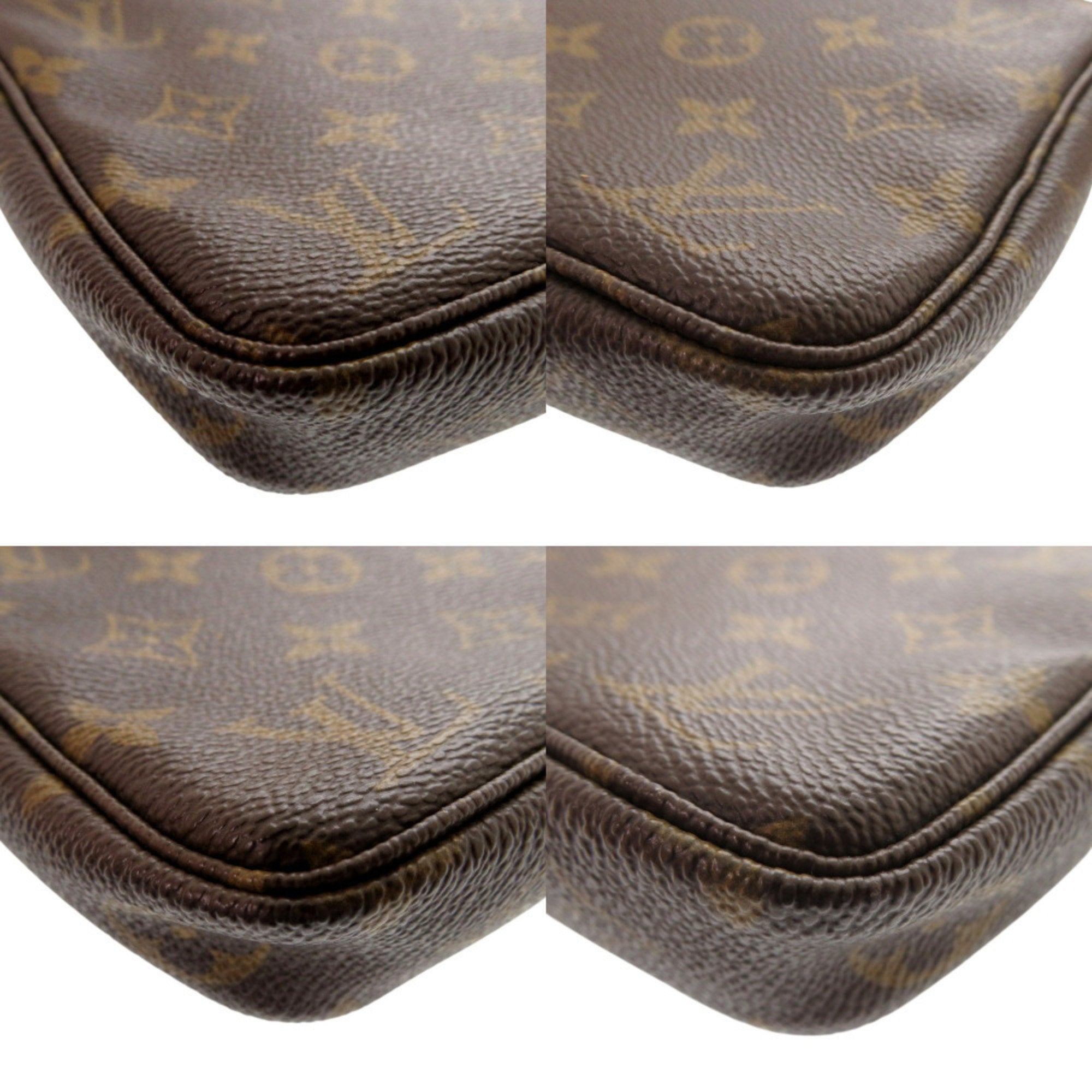 Louis Vuitton Brown Monogram Canvas Pochette Pouch