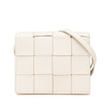 Bottega Veneta Off-White Leather Shoulder Bag