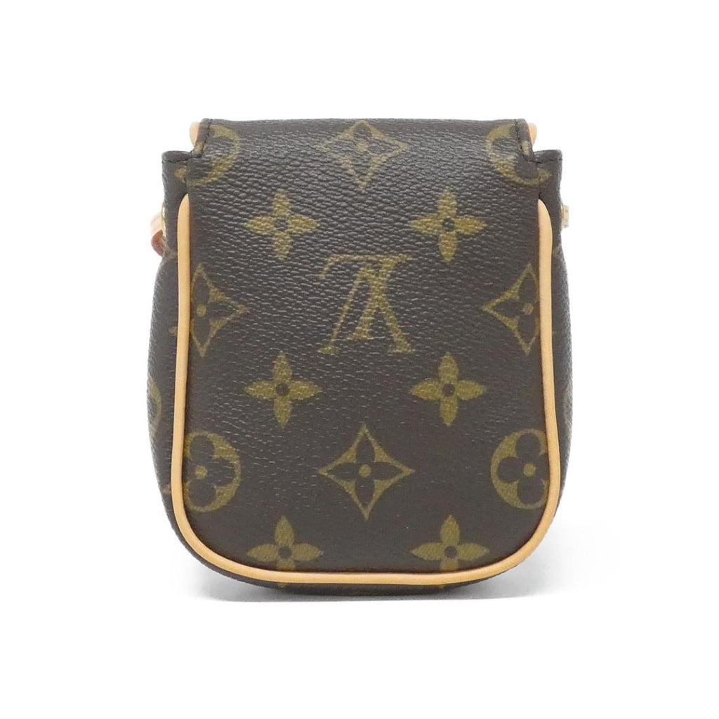 Louis Vuitton Marron Coated Canvas Pochette Shoulder Bag