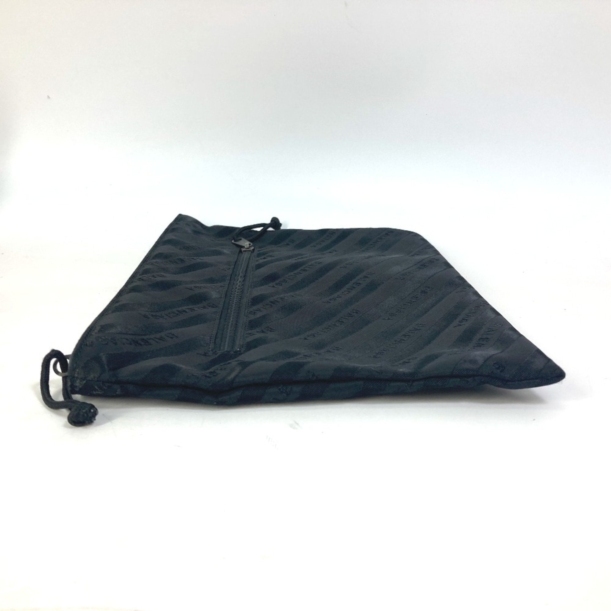 Balenciaga Black Cloth Clutch