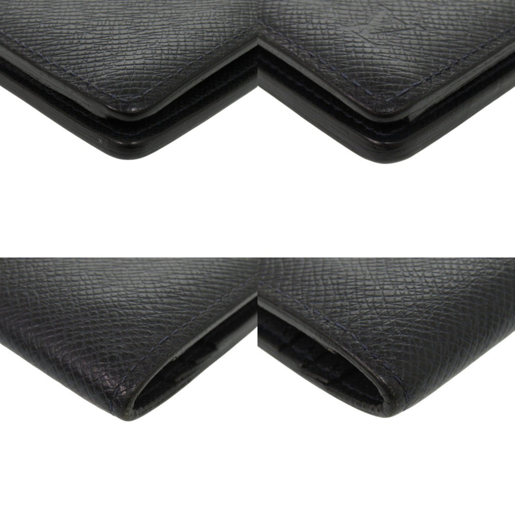 Louis Vuitton Navy Taiga Leather Long Wallet