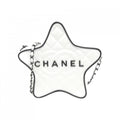 Chanel Black White Satin Shoulder Bag