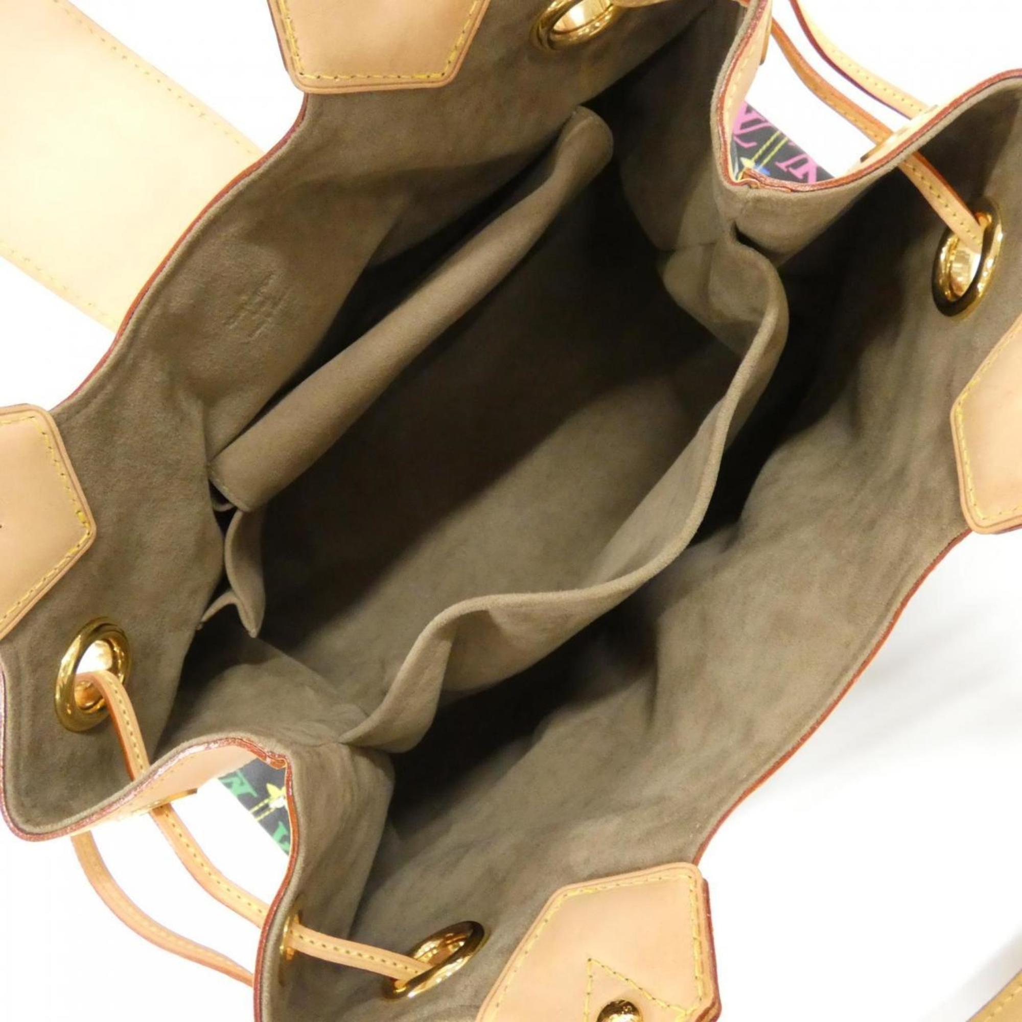 Louis Vuitton Black Coated Canvas Shoulder Bag