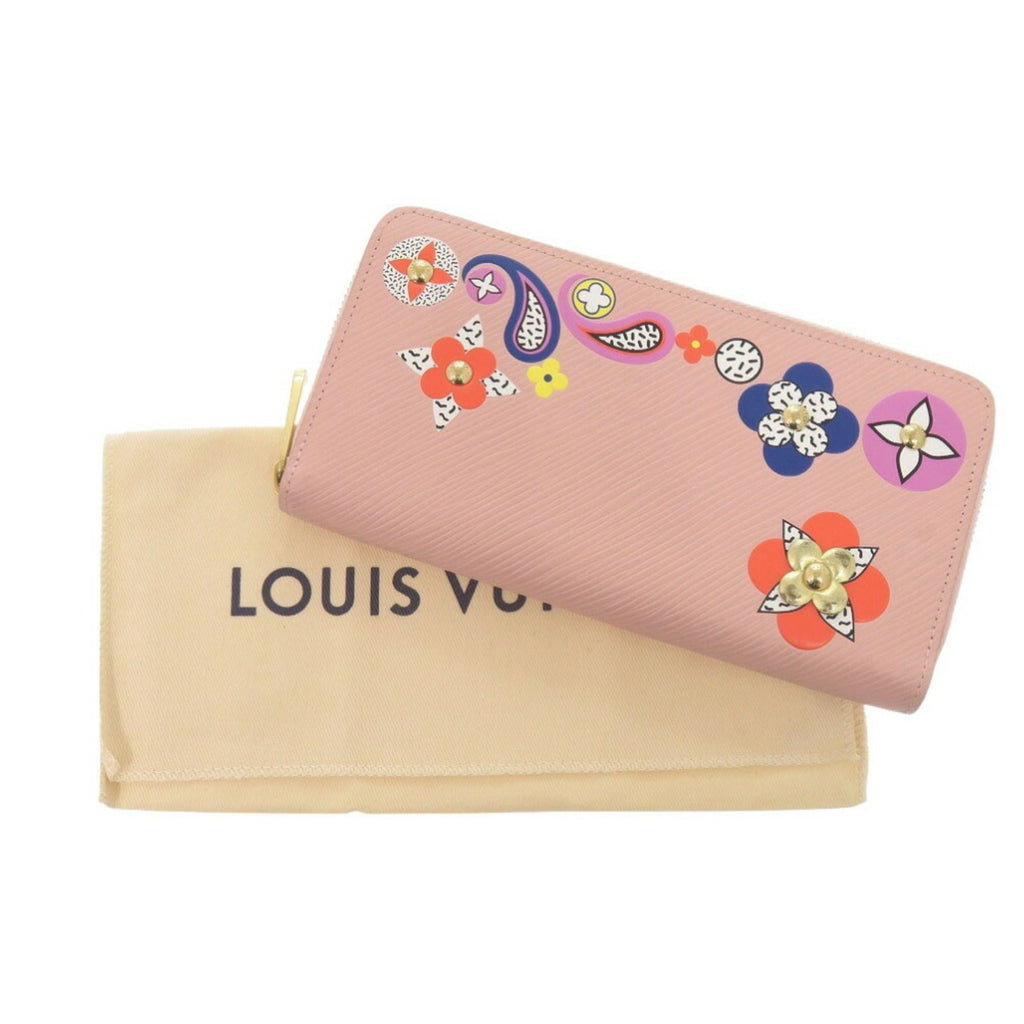 Louis Vuitton Pink Epi Leather Long Wallet