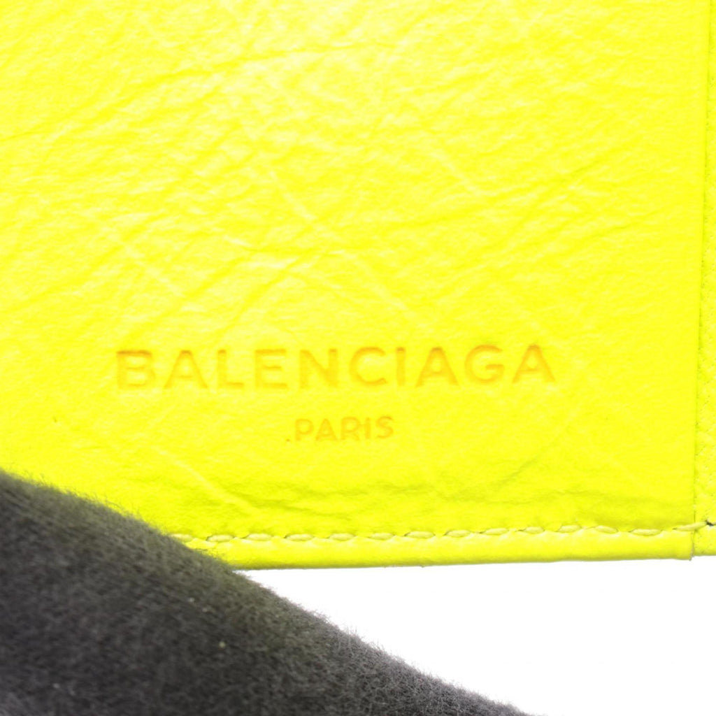 Balenciaga Yellow Leather Wallet (Bi-Fold)