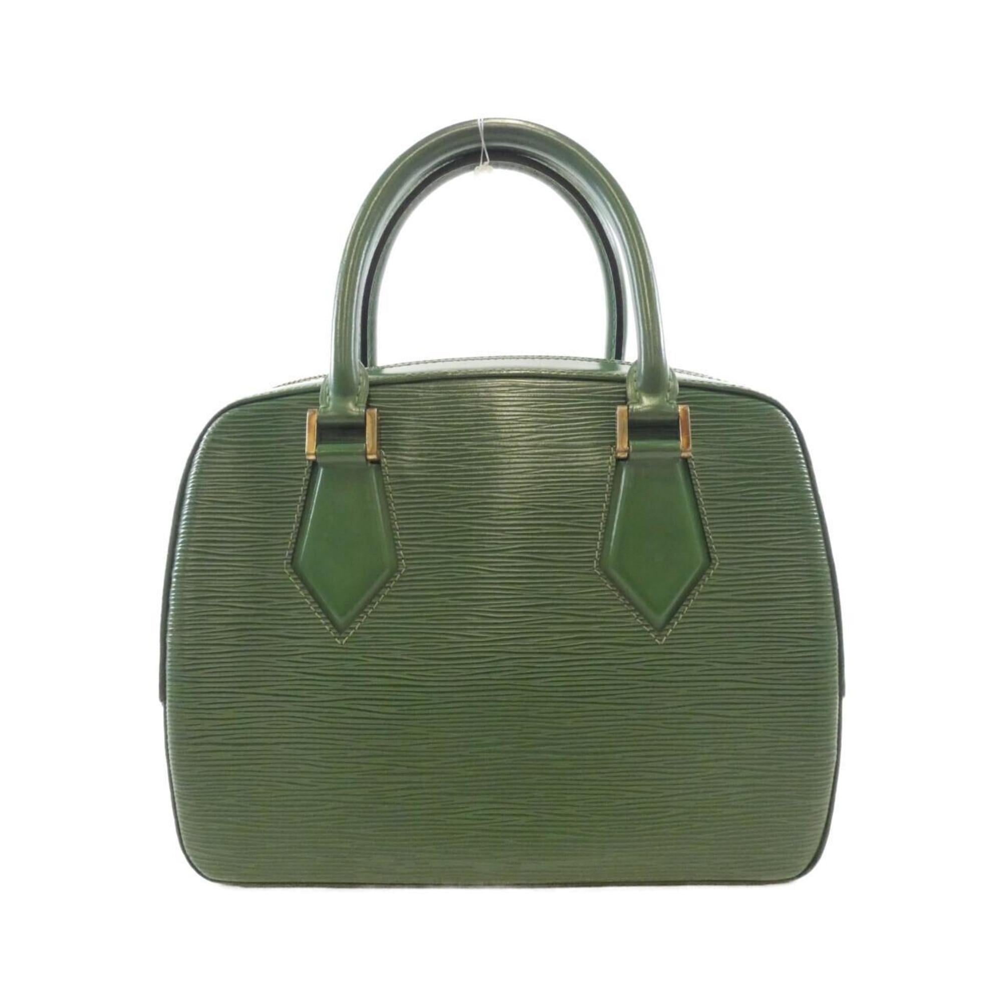 Louis Vuitton Green Leather Handbag