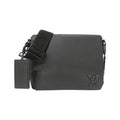 Louis Vuitton Black Leather Shoulder Bag