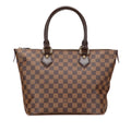 Louis Vuitton Damier Brown Pvc Leather Handbag Tote Bag
