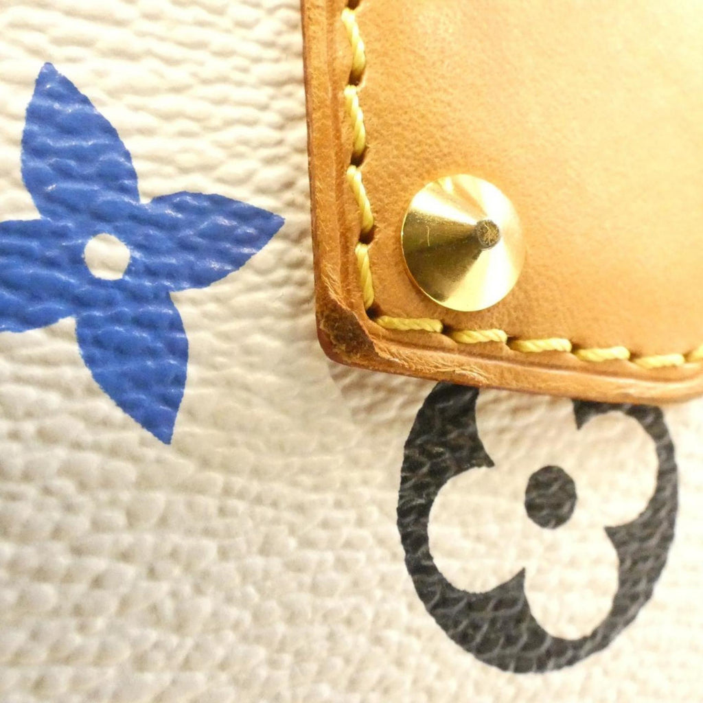 Louis Vuitton White Coated Canvas Handbag