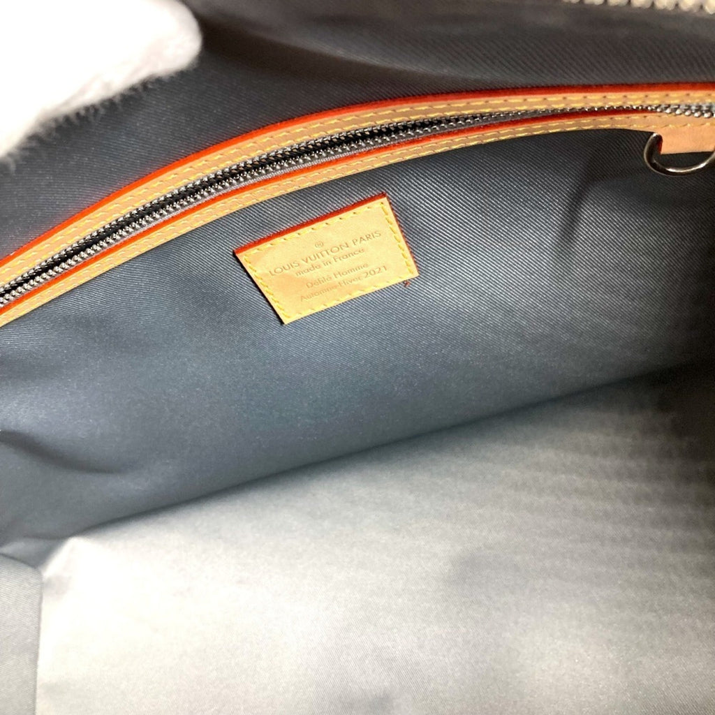 Louis Vuitton Silver Leather Boston Bag Handbag