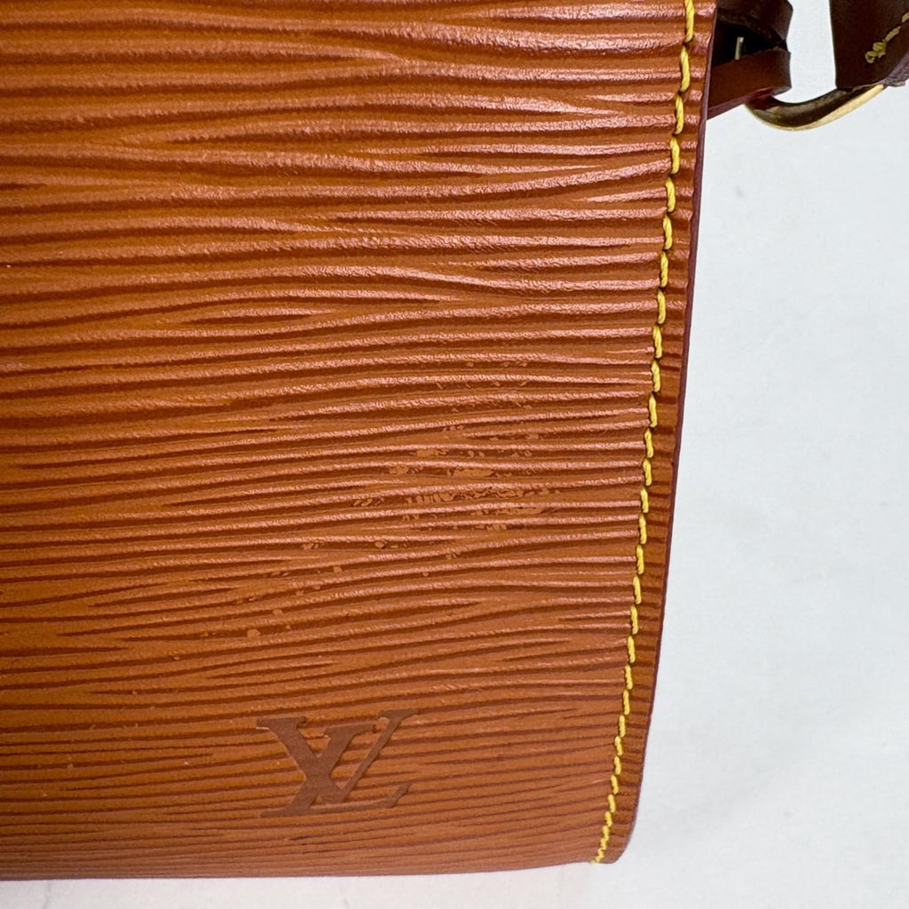 Louis Vuitton Brown Epi Leather Pochette Pouch