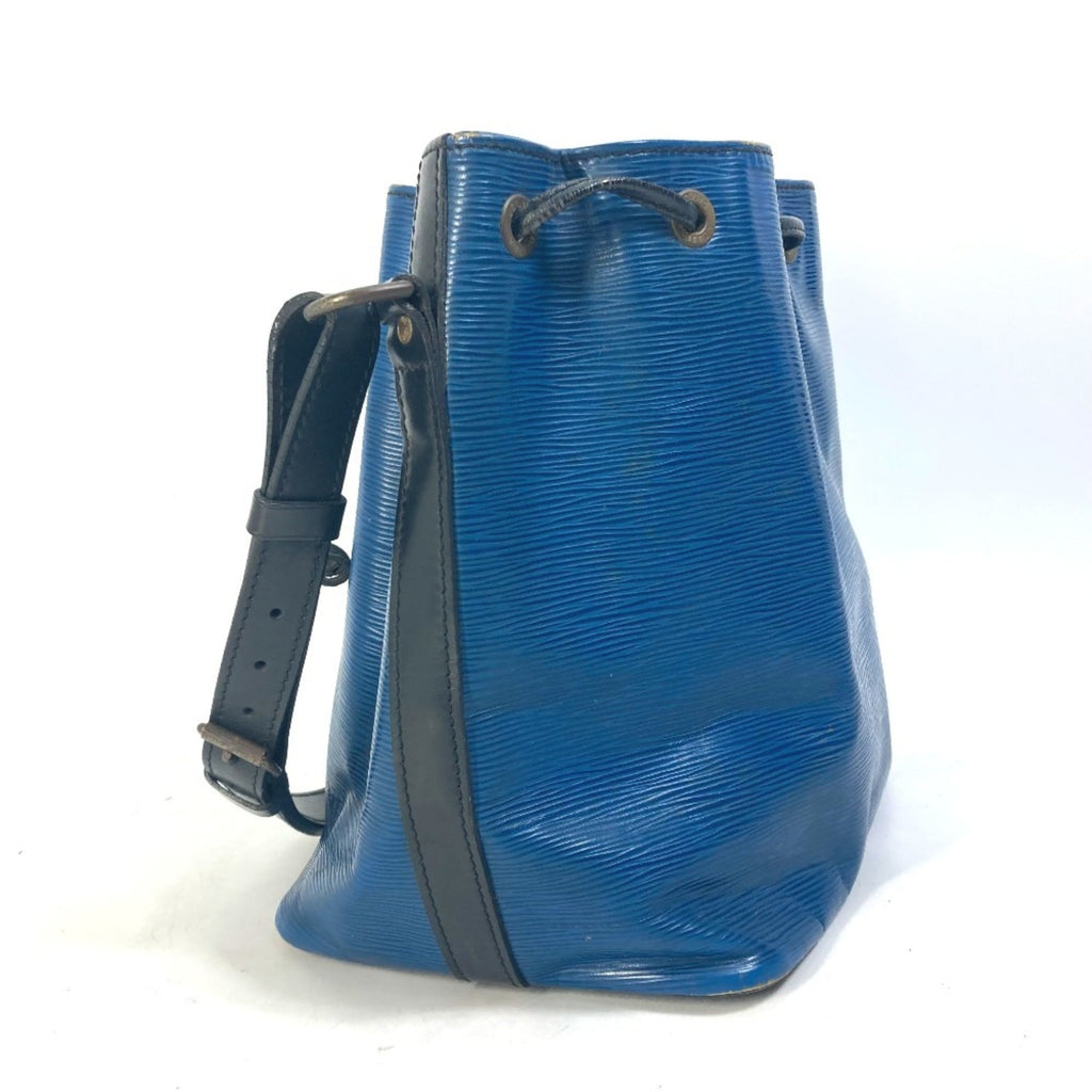 Louis Vuitton Black Blue Toledo Blue Epi Leather Shoulder Bag