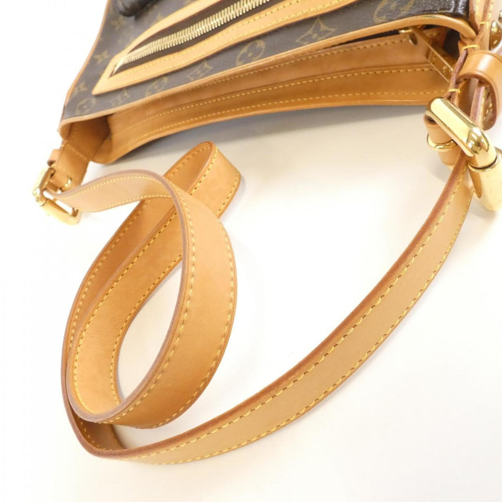 Louis Vuitton Marron Coated Canvas Shoulder Bag