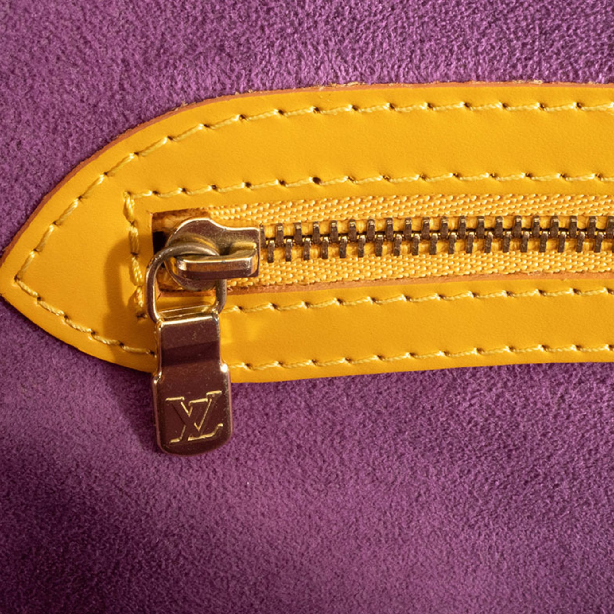 Louis Vuitton Yellow Epi Leather Shoulder Bag