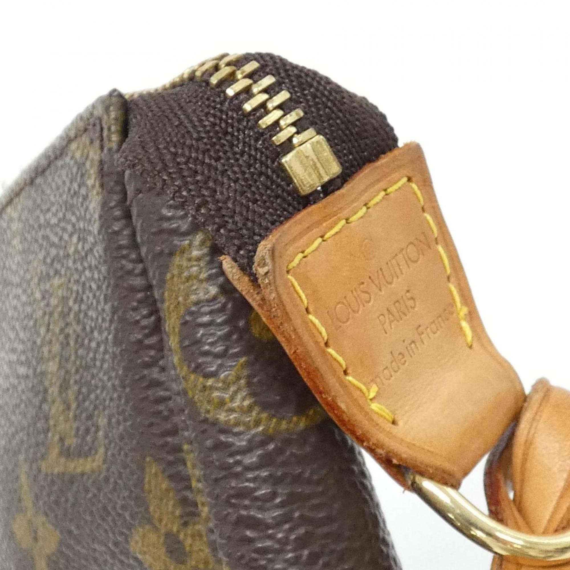 Louis Vuitton Monogram Marron Coated Canvas Pouch