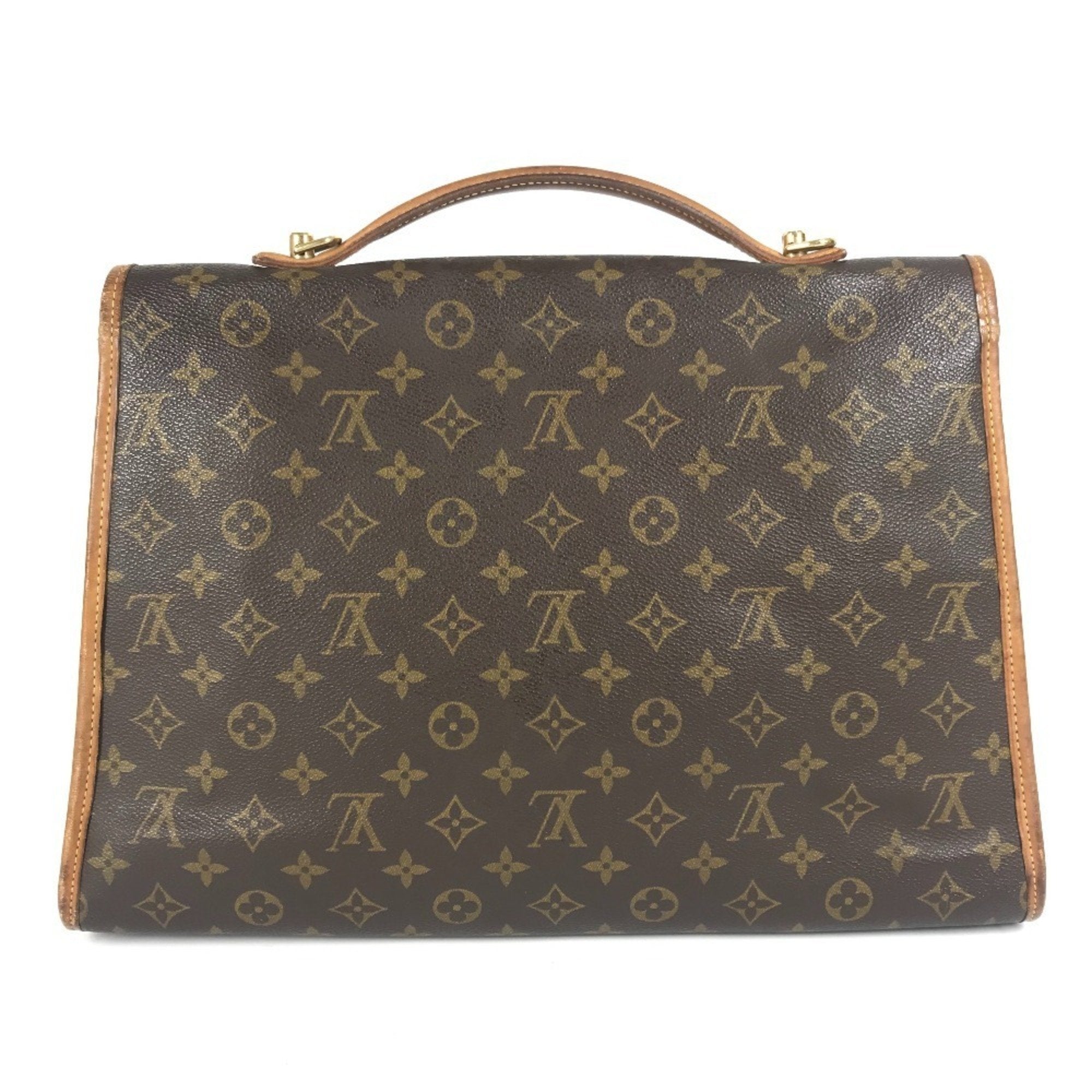 Louis Vuitton Brown Monogram Canvas Handbag Shoulder Bag