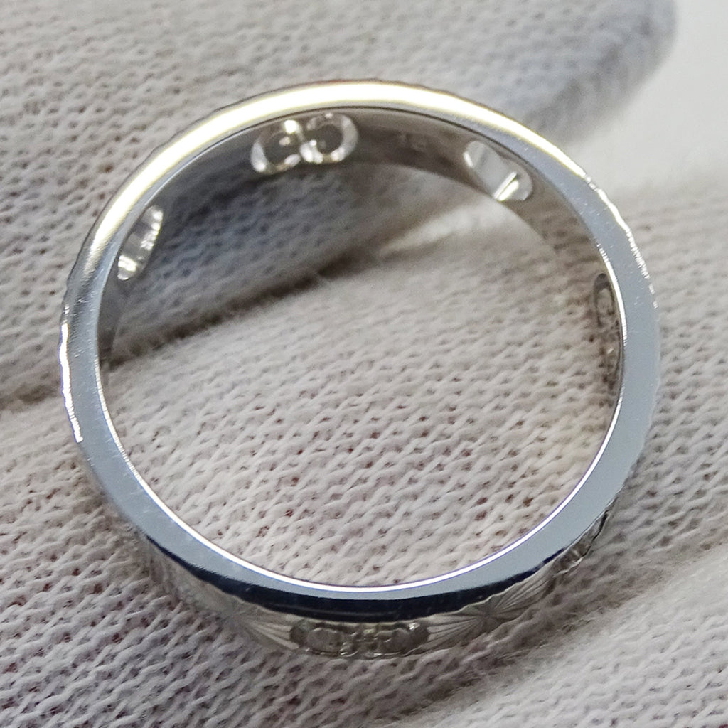Gucci Icon White Gold White Gold (18K) Band Ring (Pre-Owned)