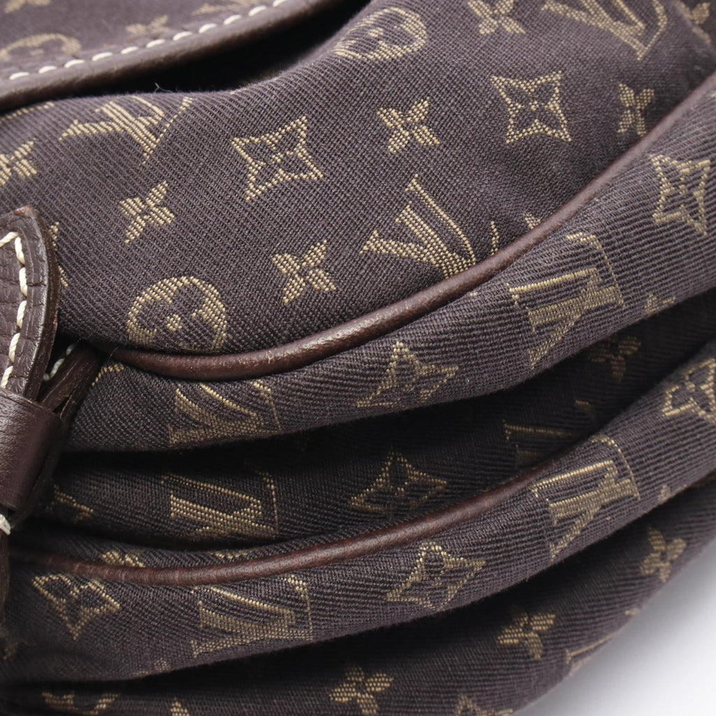 Louis Vuitton Brown Canvas Monogram Mini Leather Shoulder Bag
