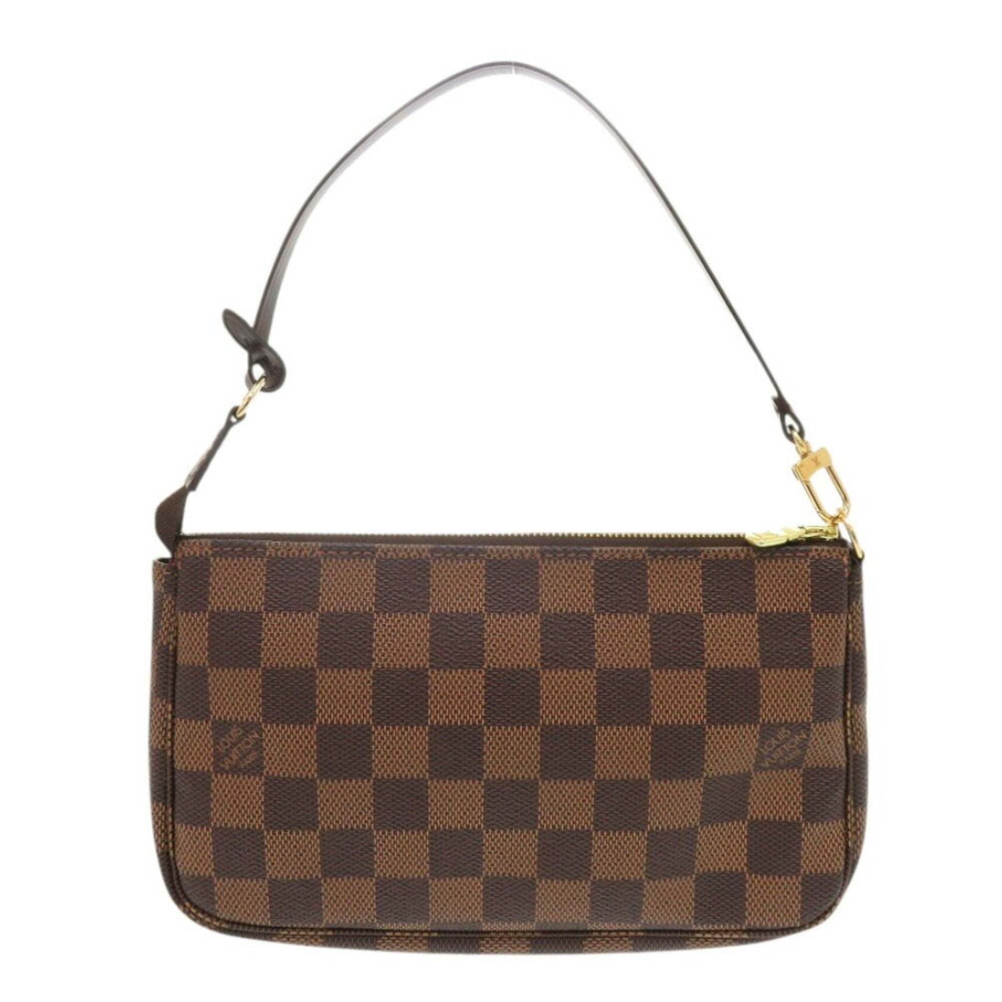 Louis Vuitton Brown Damier Canvas Pochette Pouch