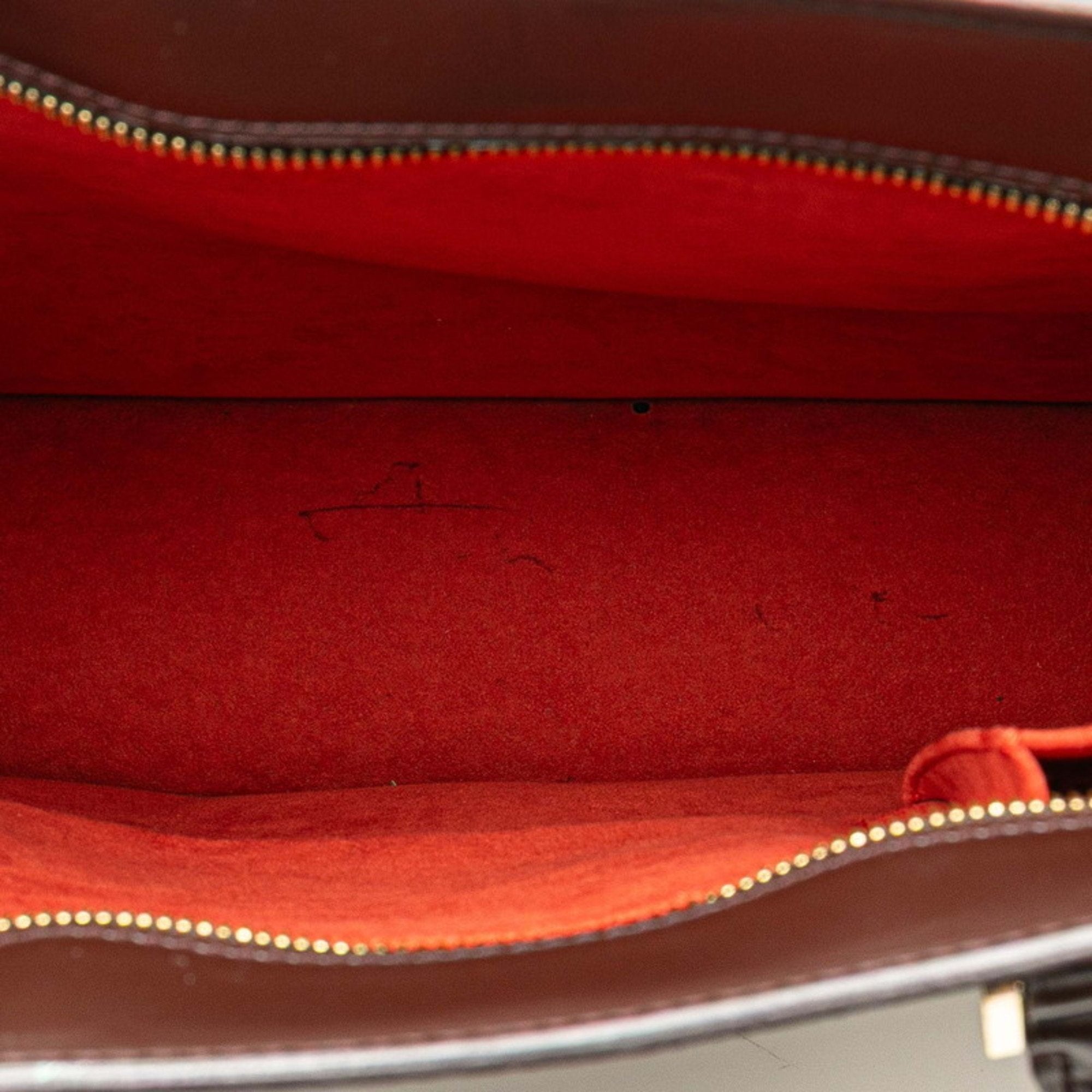 Louis Vuitton Brown Pvc Leather Handbag Tote Bag
