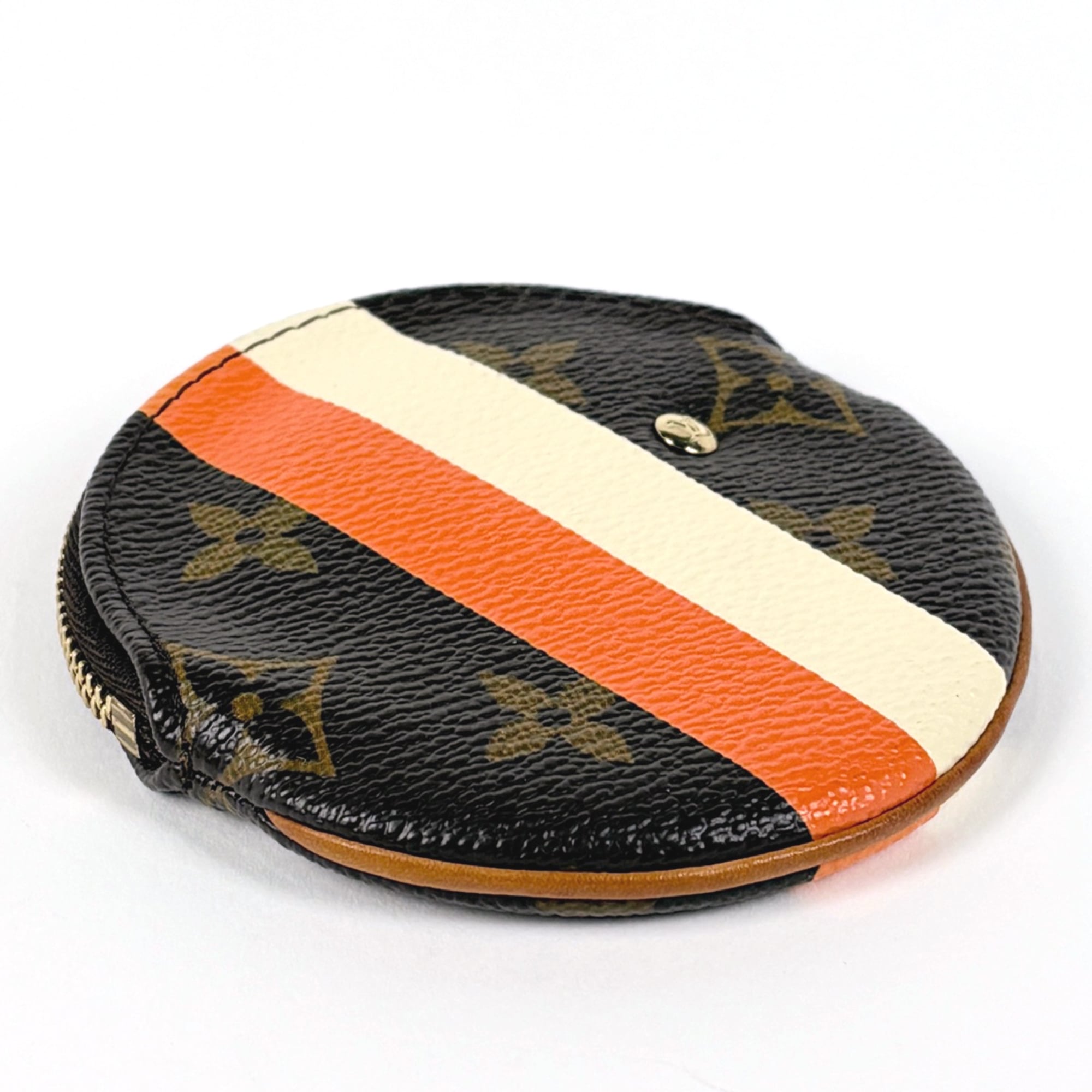 Louis Vuitton Brown Monogram Groom Coin Purse/Coin Case