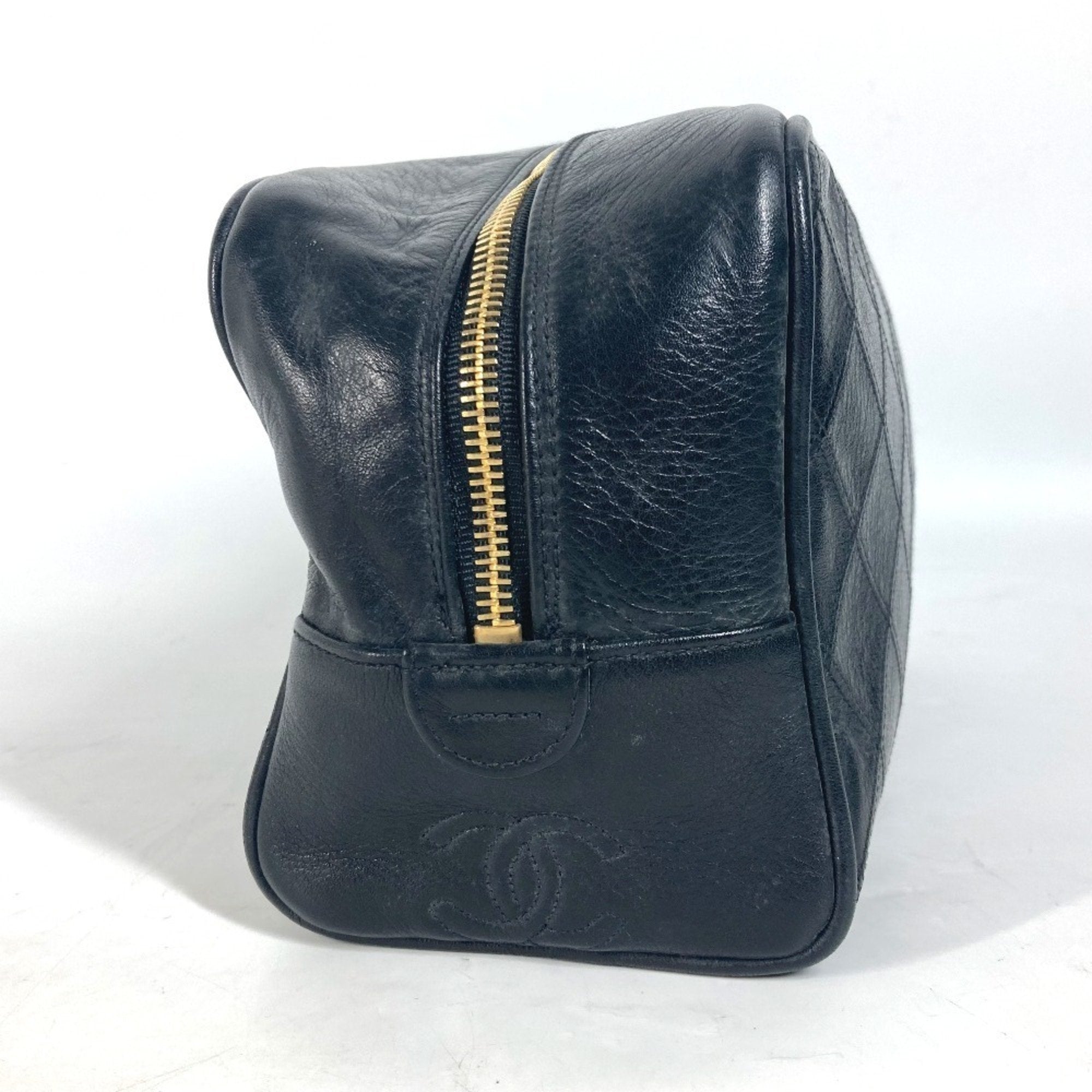 Chanel Black Leather Pouch
