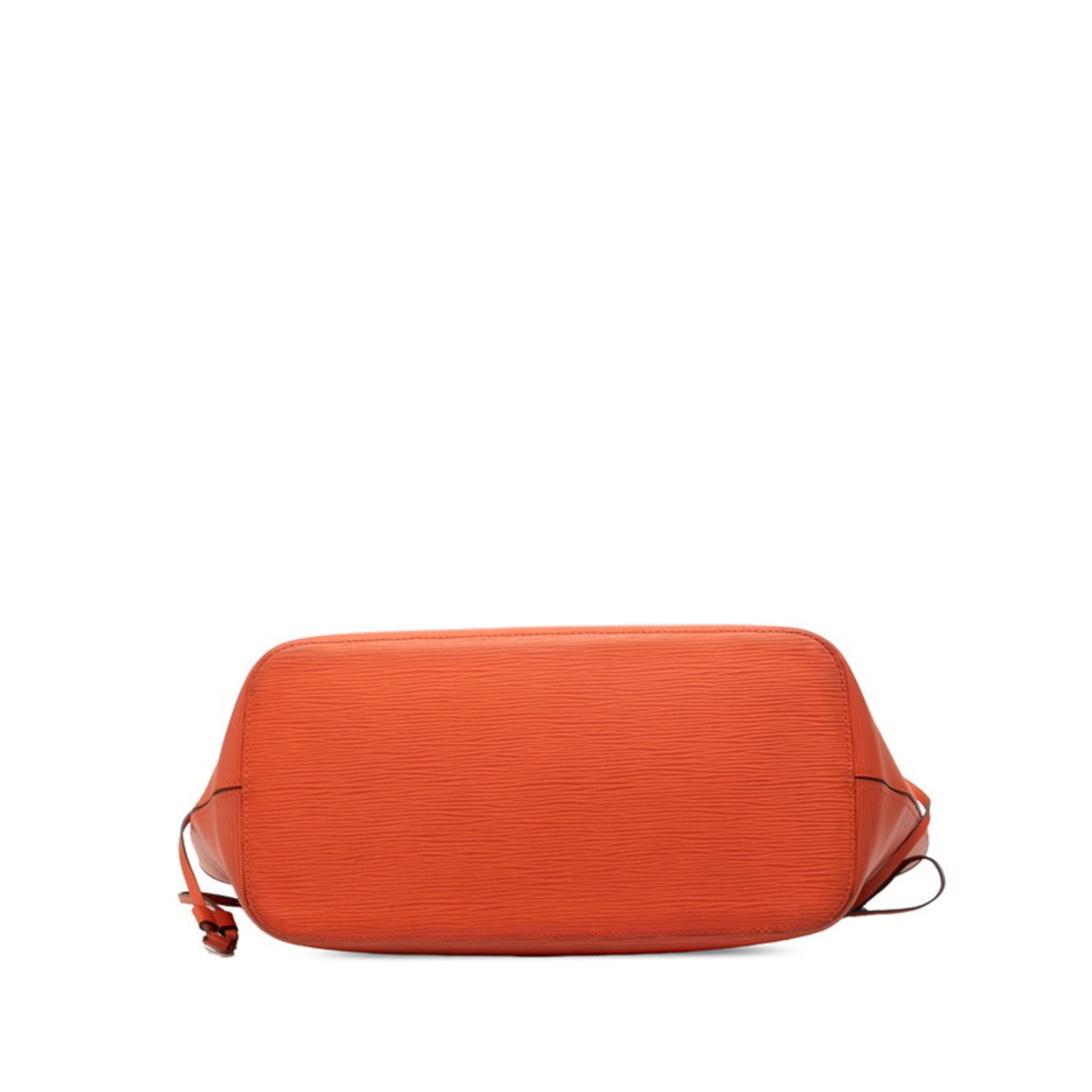Louis Vuitton Epi Orange Pimont Leather Tote Bag