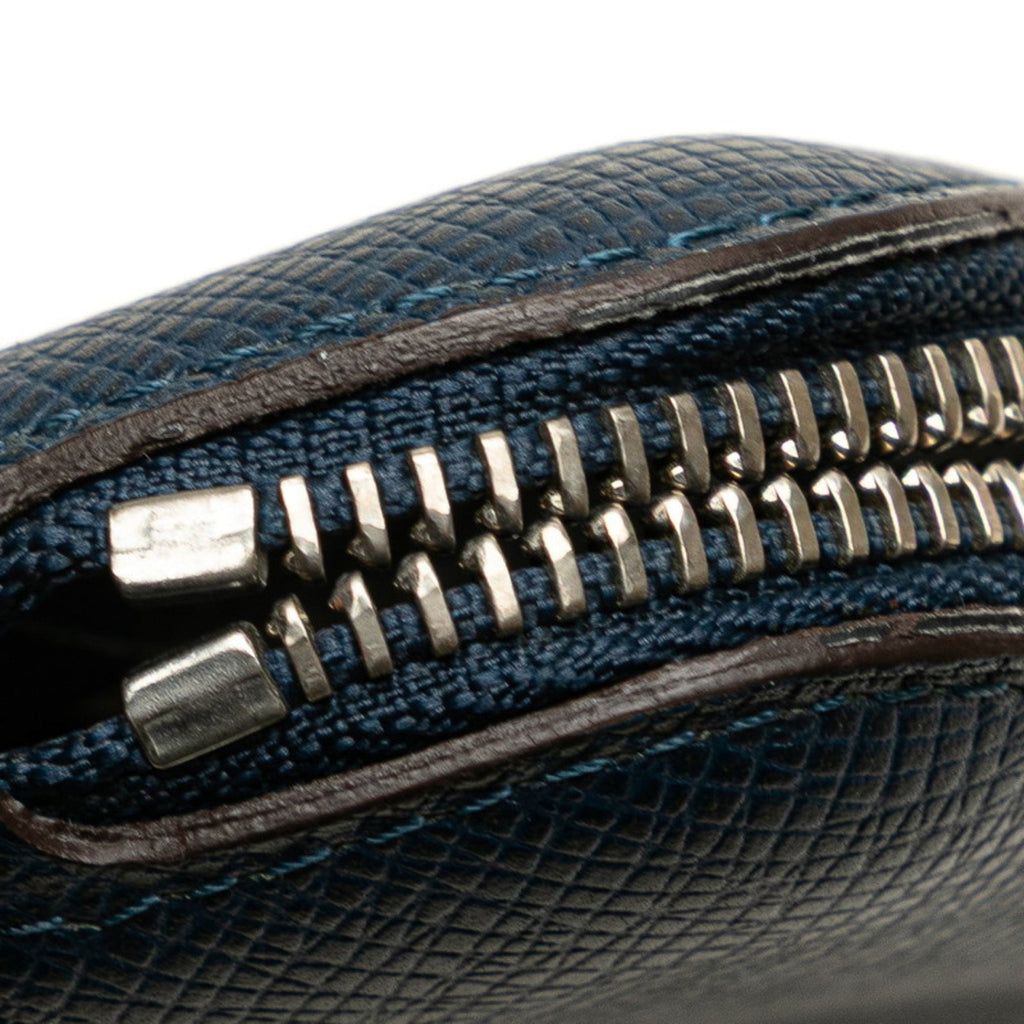 Louis Vuitton Navy Ocean Leather Long Wallet