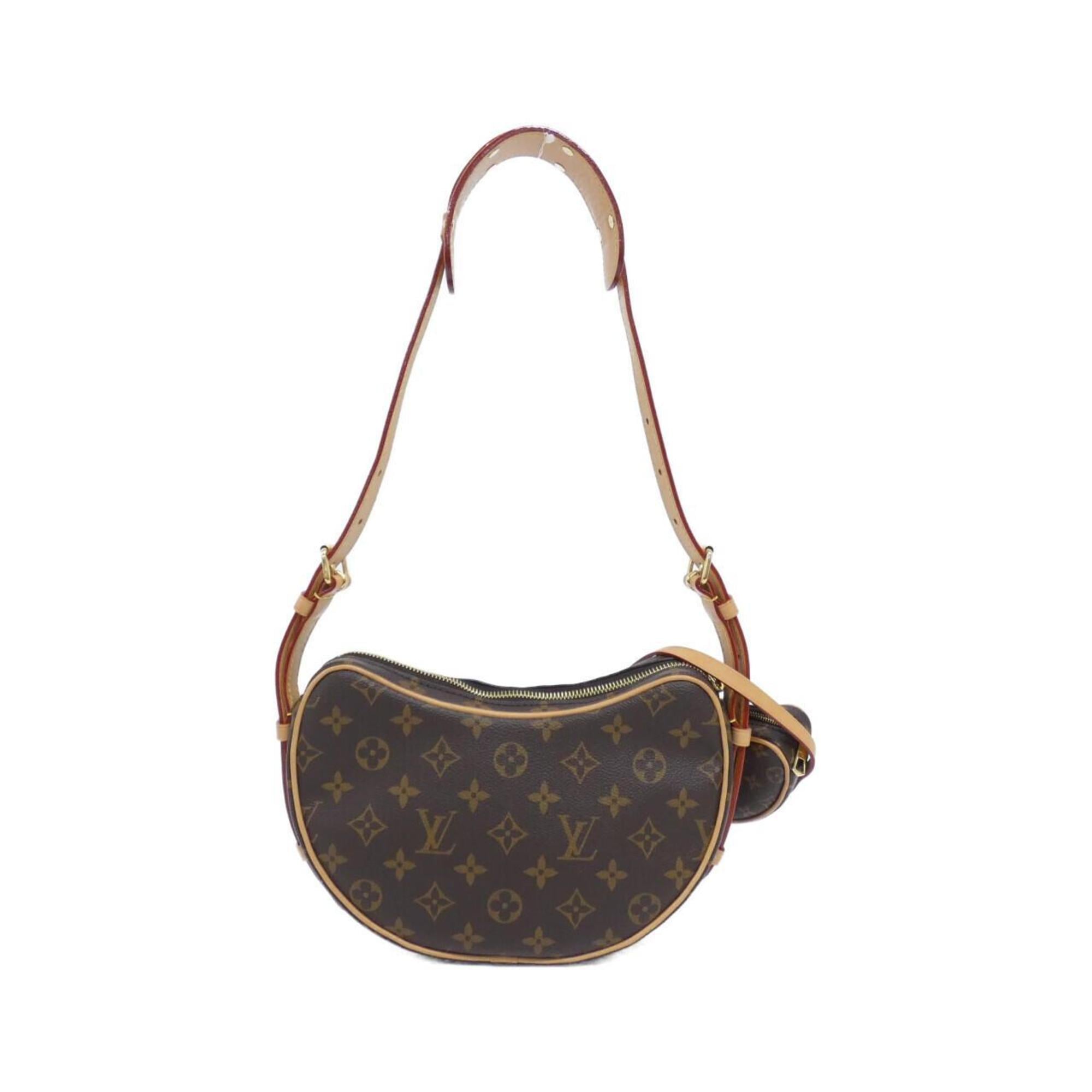 Louis Vuitton Marron Coated Canvas Pouch Shoulder Bag