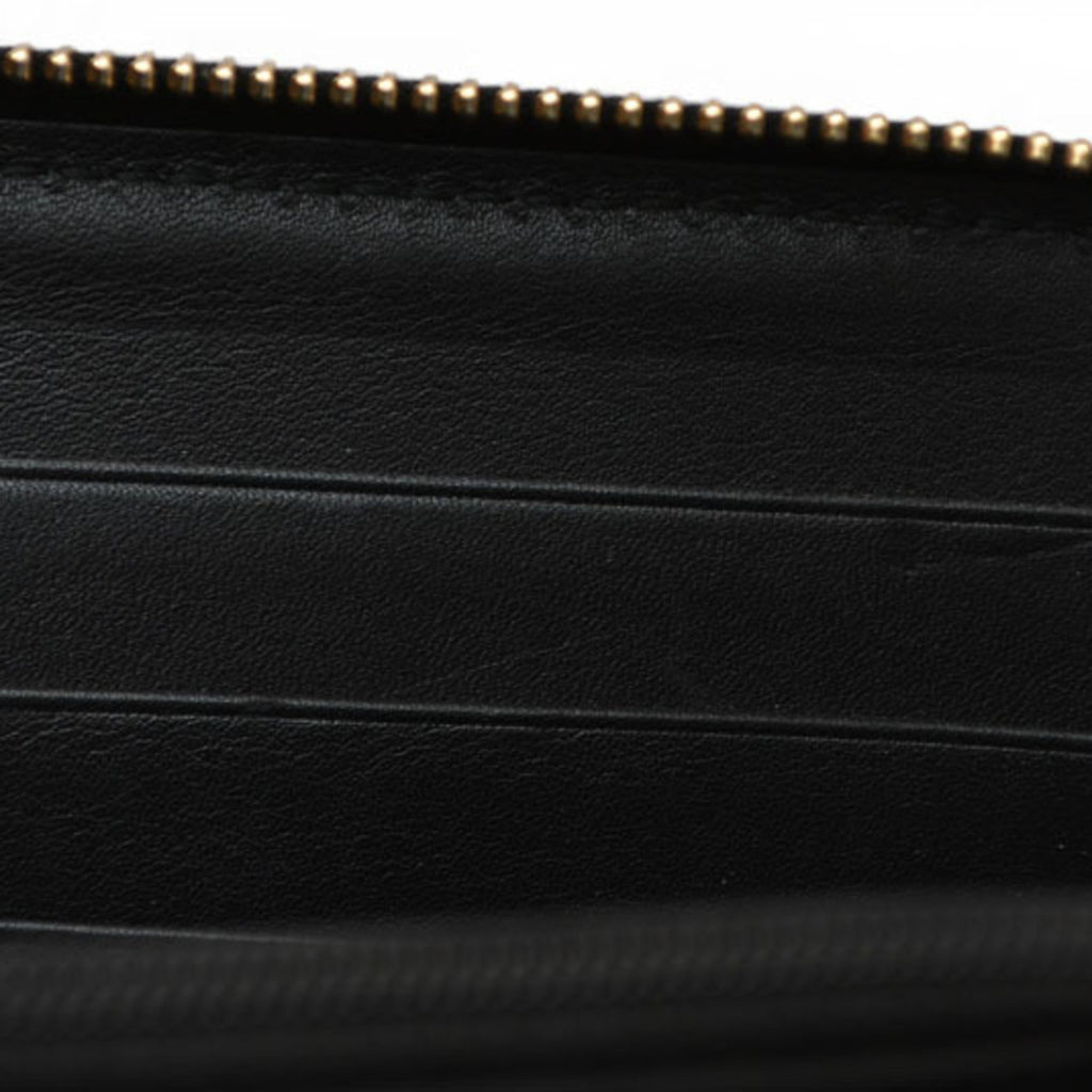 Gucci Black Leather Long Wallet (Bi-Fold) (Pre-Owned)