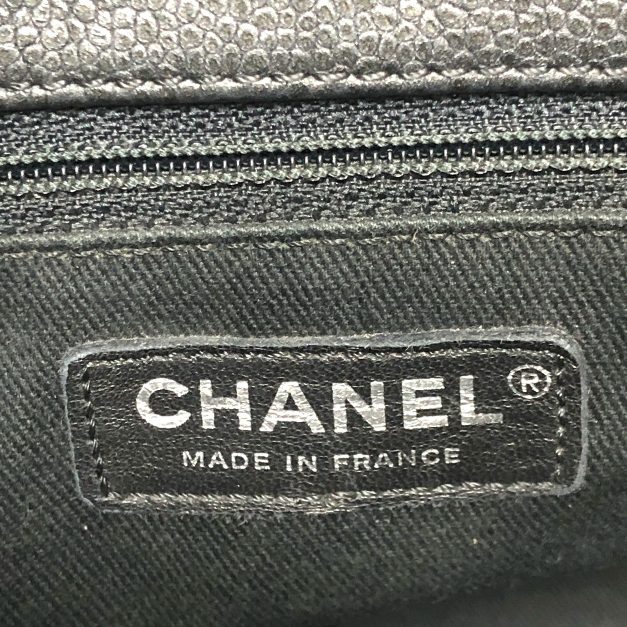 Chanel Black Leather Shoulder Bag