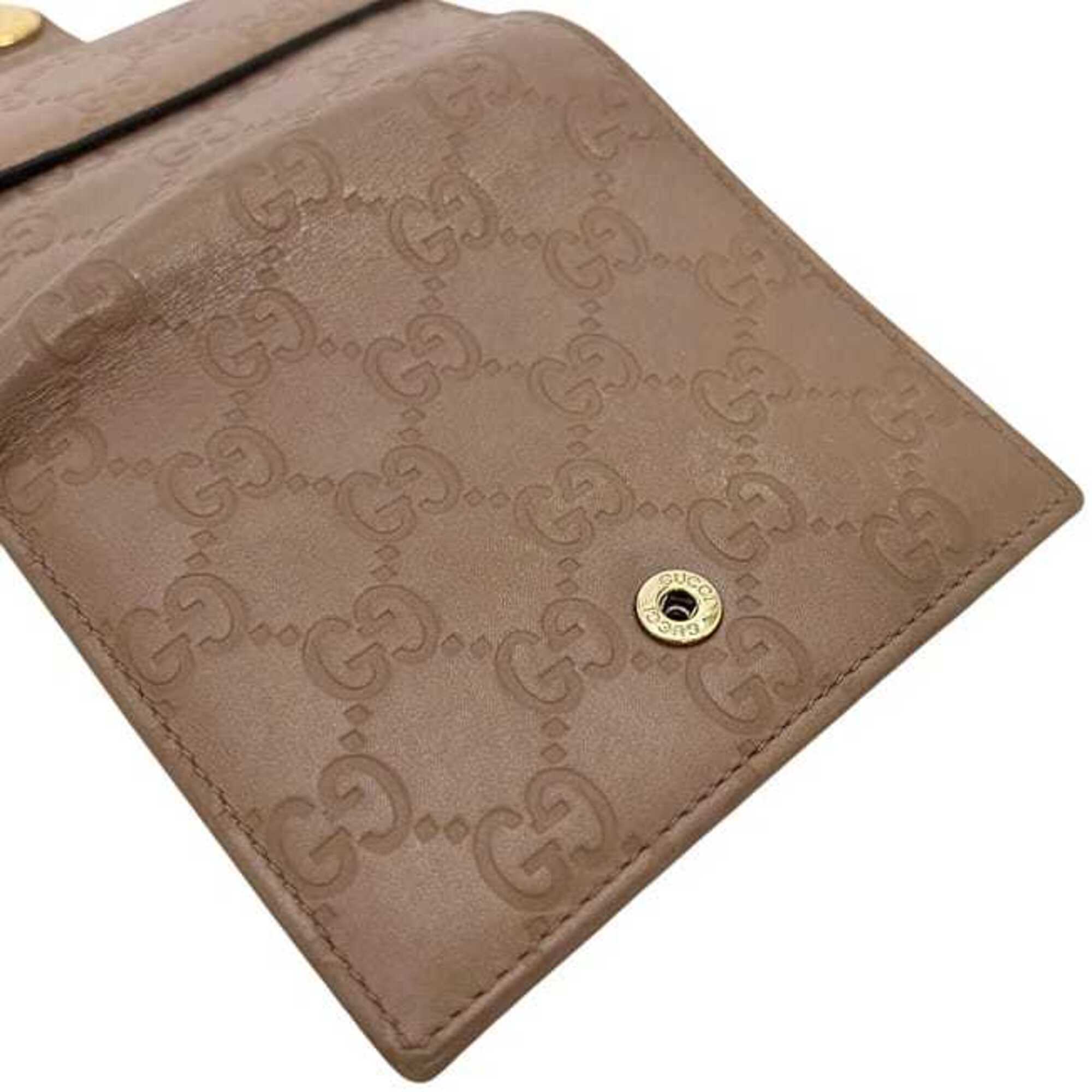 Gucci Beige Leather Wallet (Bi-Fold) (Pre-Owned)