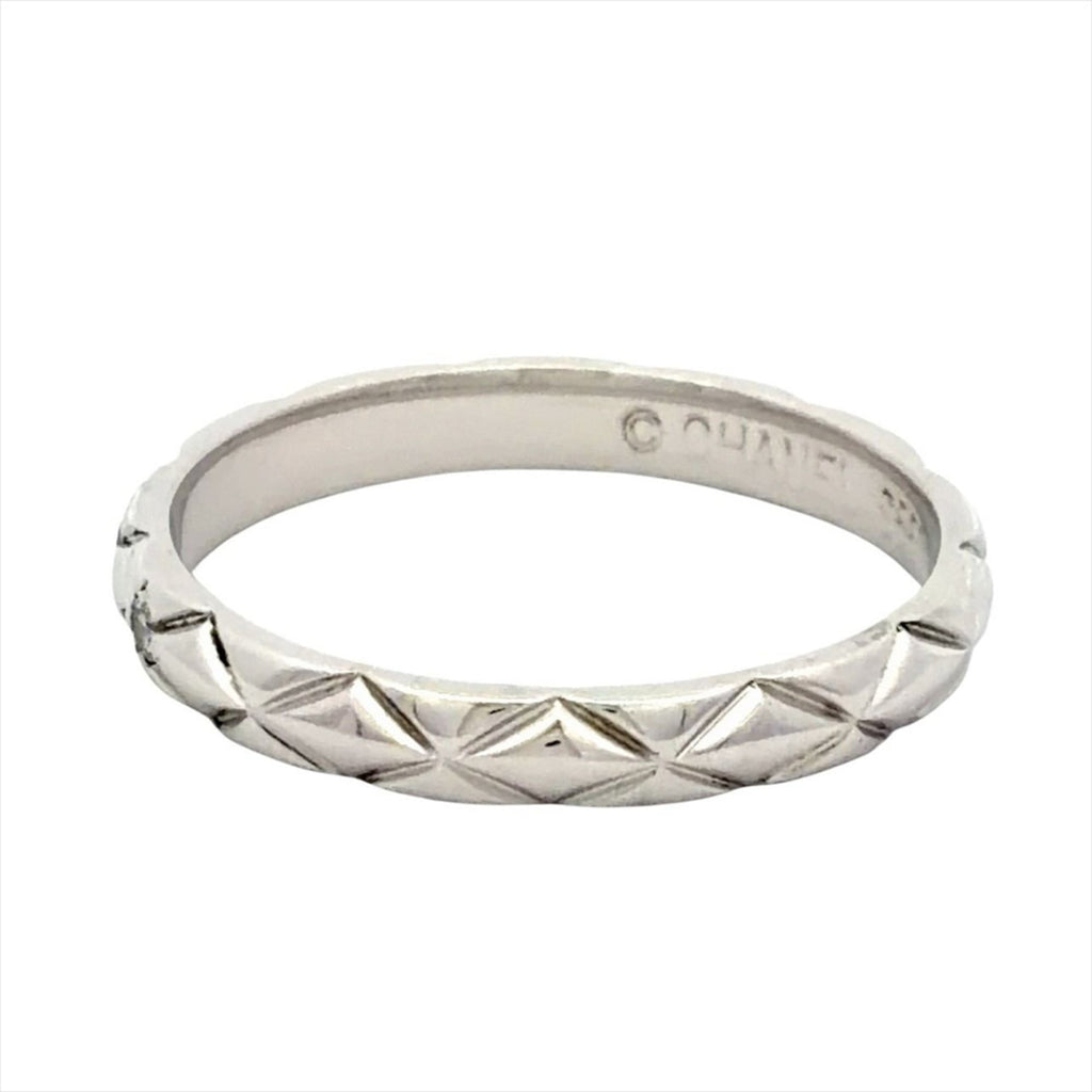 Chanel Platinum Platinum 950 Band Ring
