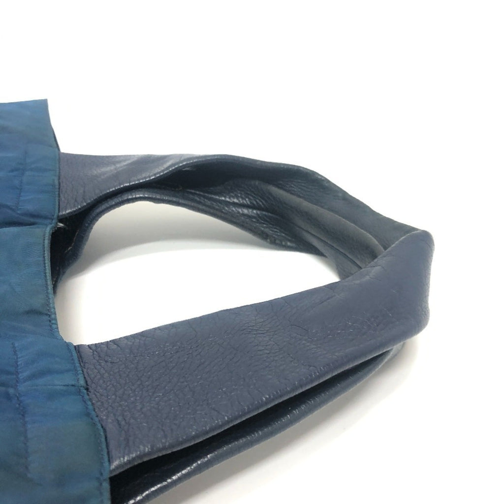 Prada Blue Nylon Tote Bag
