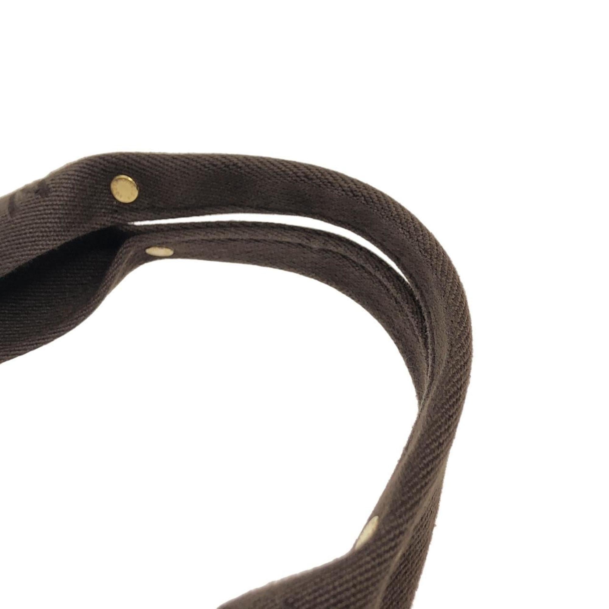Louis Vuitton Brown Coated Canvas Handbag