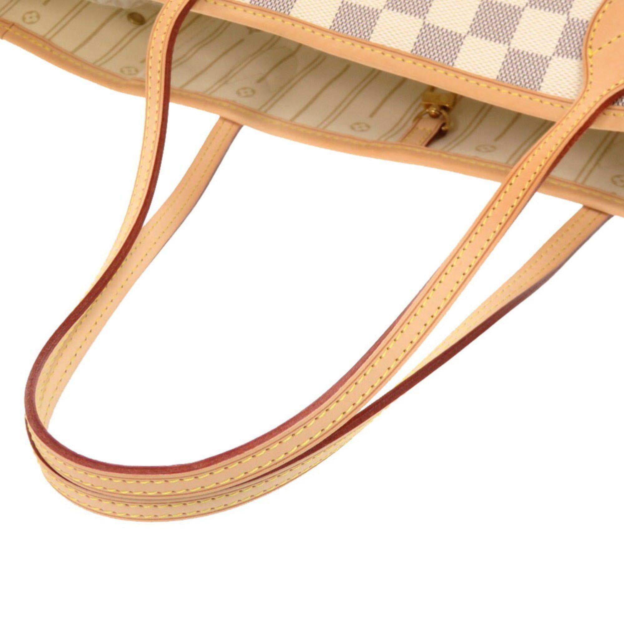 Louis Vuitton White Damier Azur Tote Bag