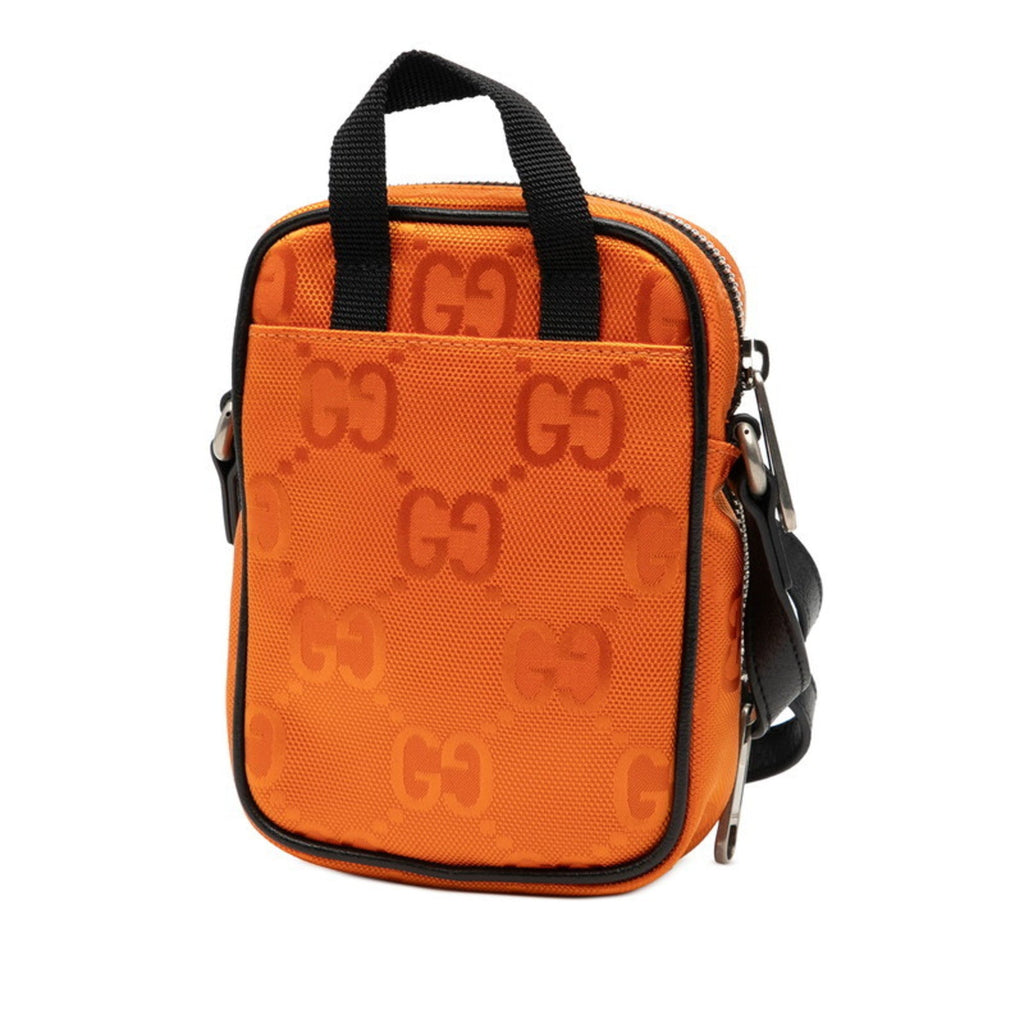 Gucci Orange Nylon Shoulder Bag (Pre-Owned)