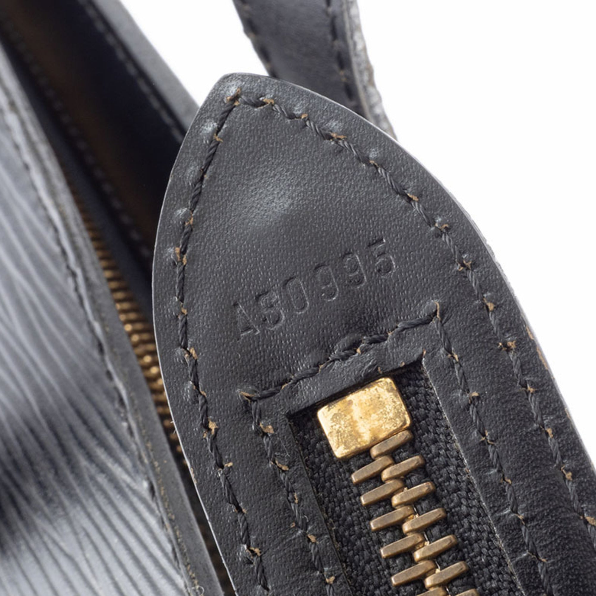 Louis Vuitton Epi Noir Epi Leather Shoulder Bag