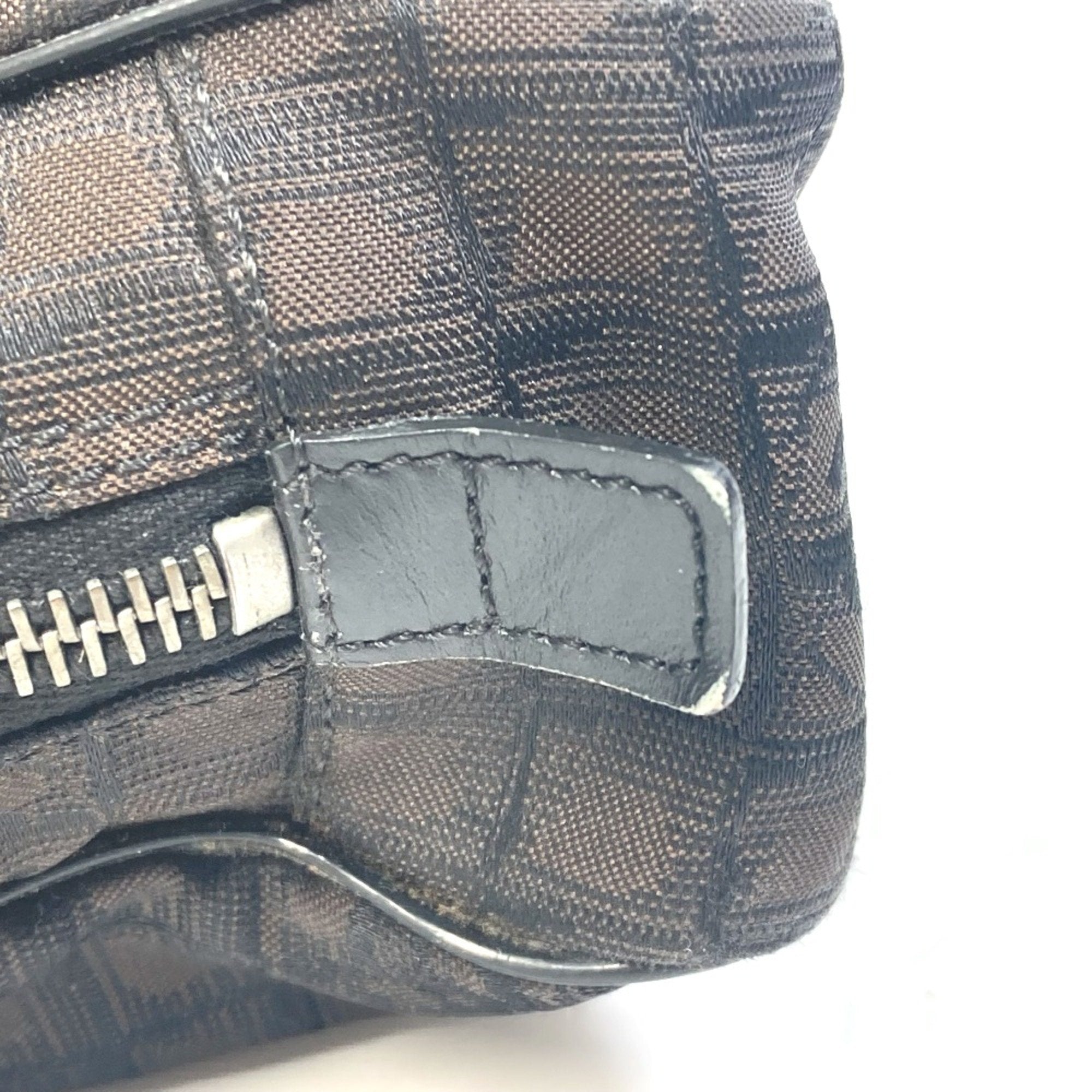 Chanel Brown Cloth Briefcase