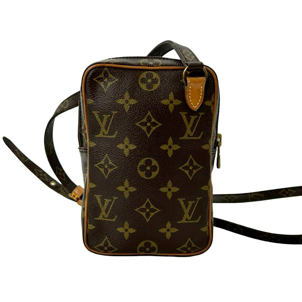 Louis Vuitton Brown Leather Pvc Pochette Shoulder Bag