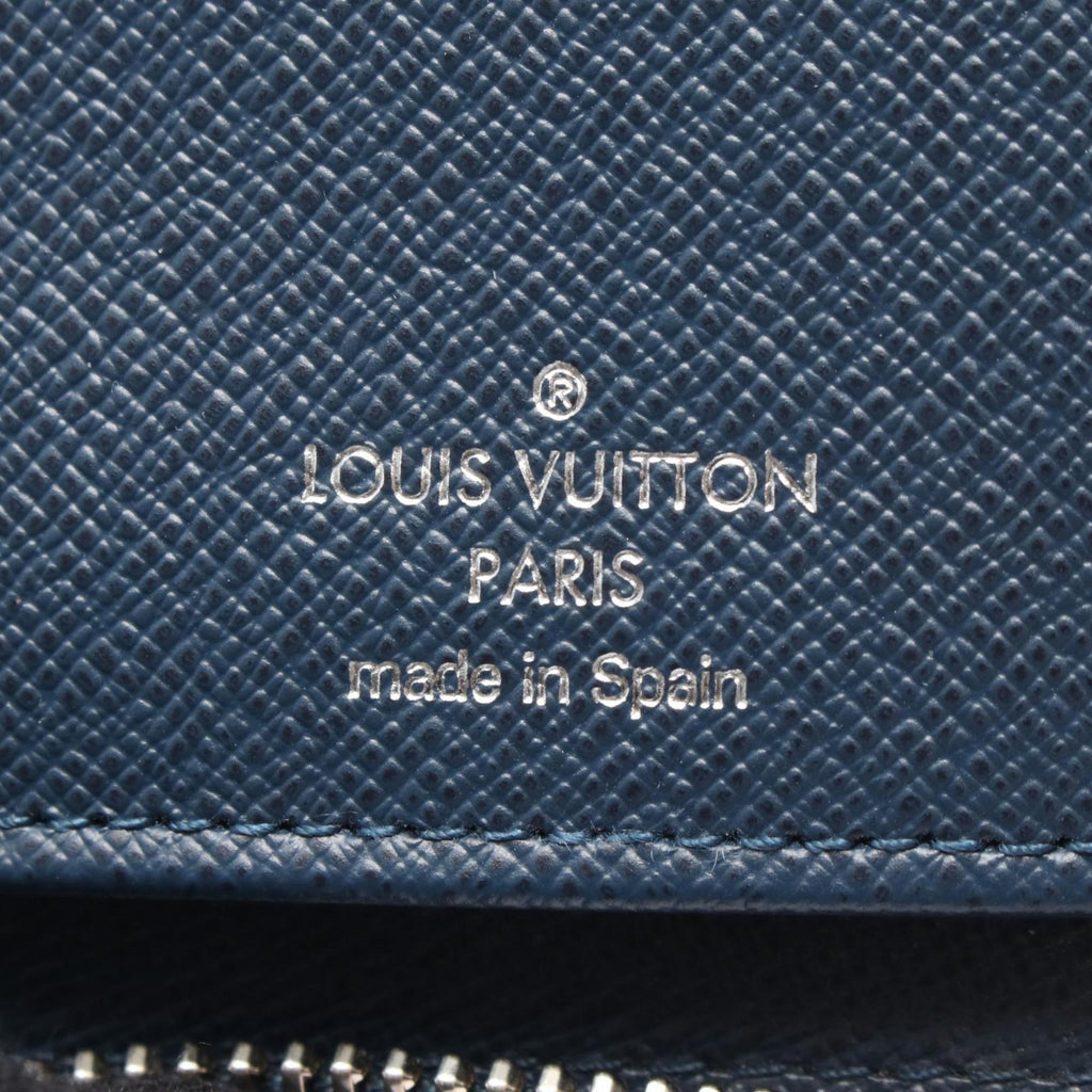 Louis Vuitton Navy Leather Long Wallet