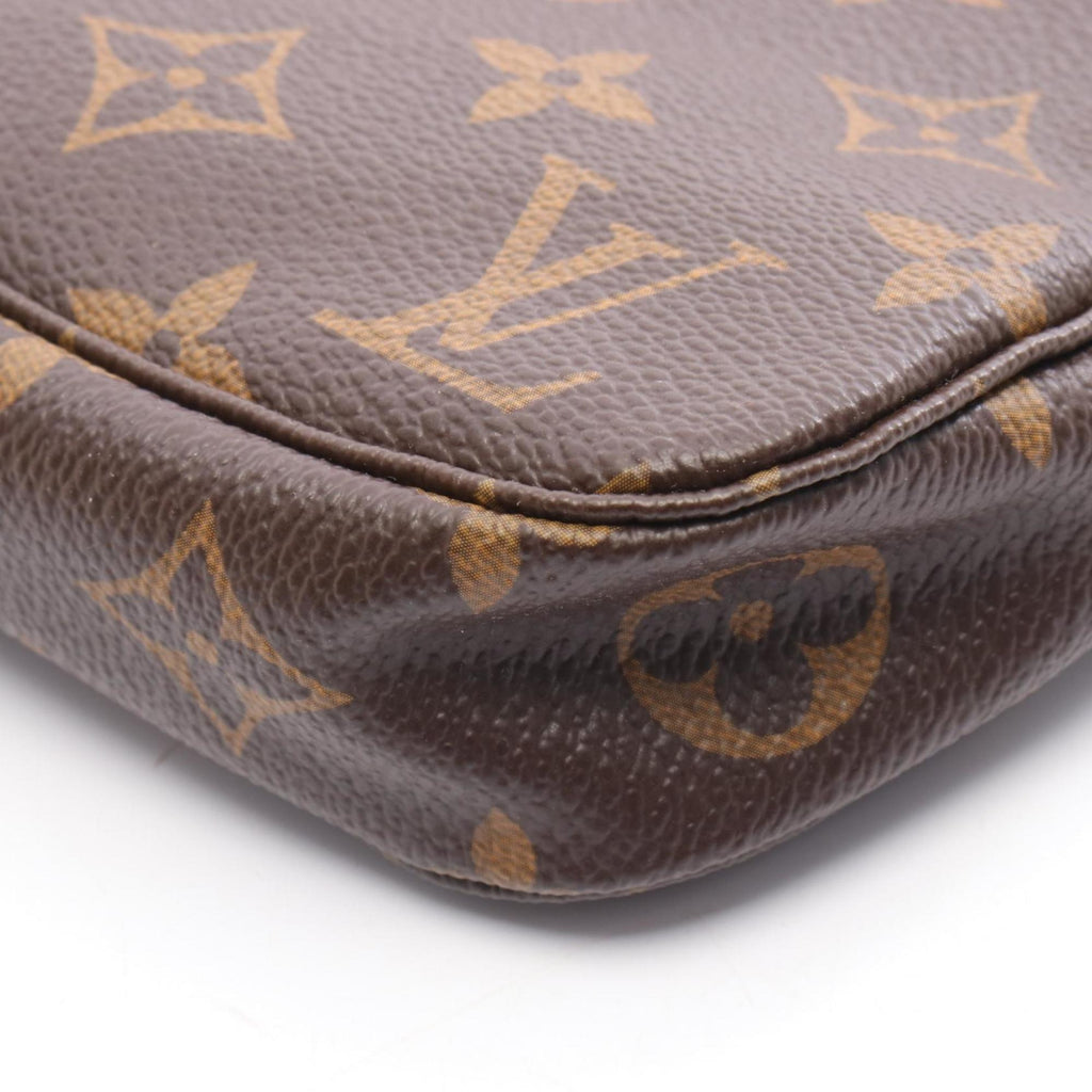 Louis Vuitton Brown Monogram Coated Canvas Leather Handbag