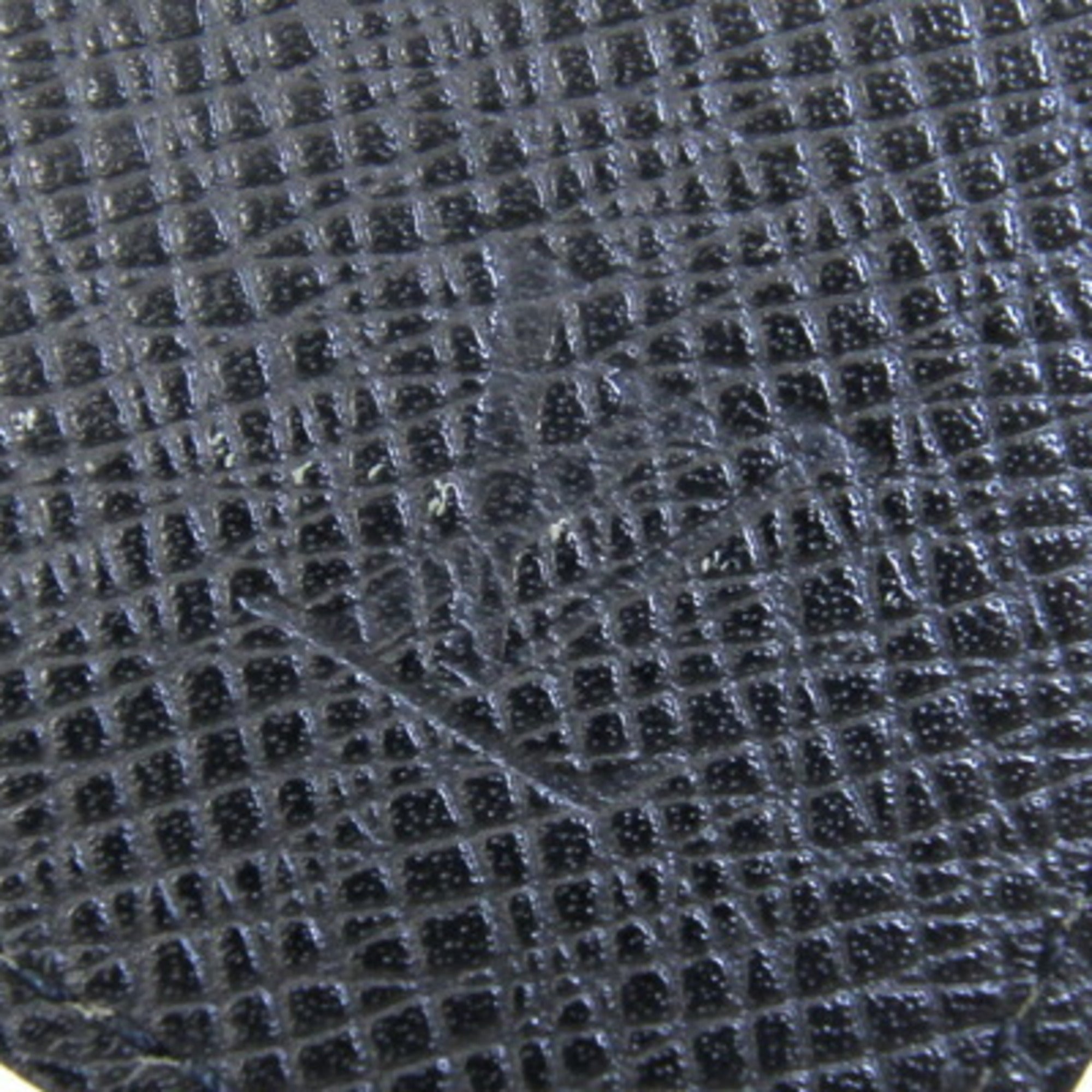 Louis Vuitton Black Noir Taiga Leather Long Bill Wallet