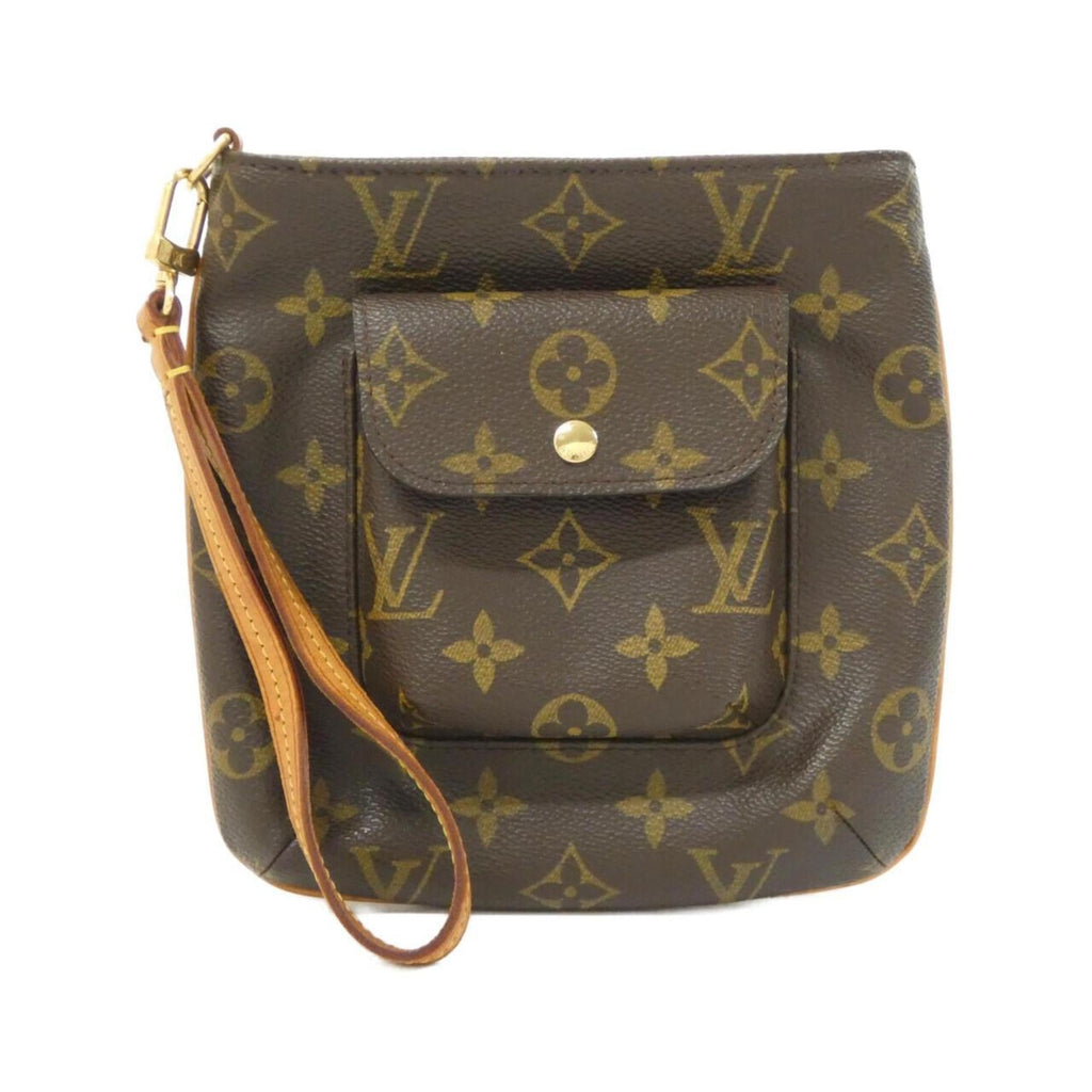 Louis Vuitton Marron Coated Canvas Handbag