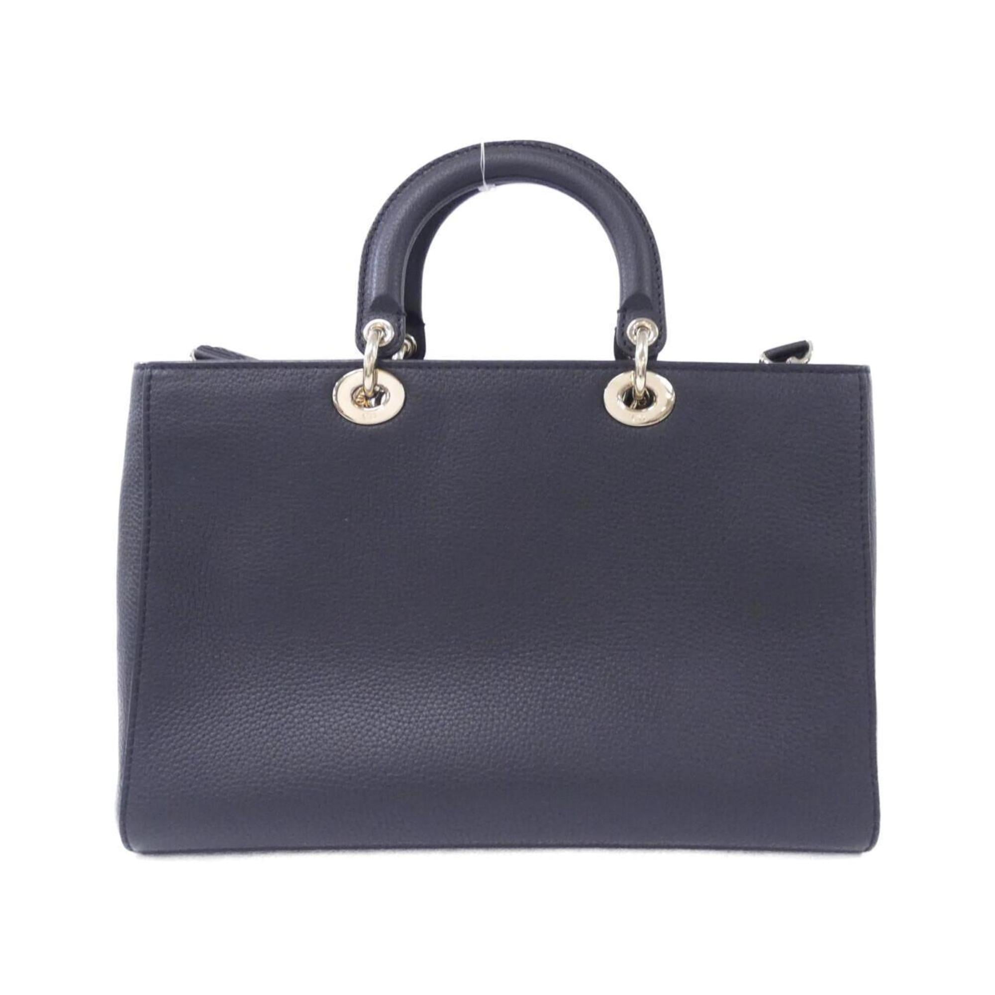 Christian Dior Black Leather Handbag (Pre-Owned)