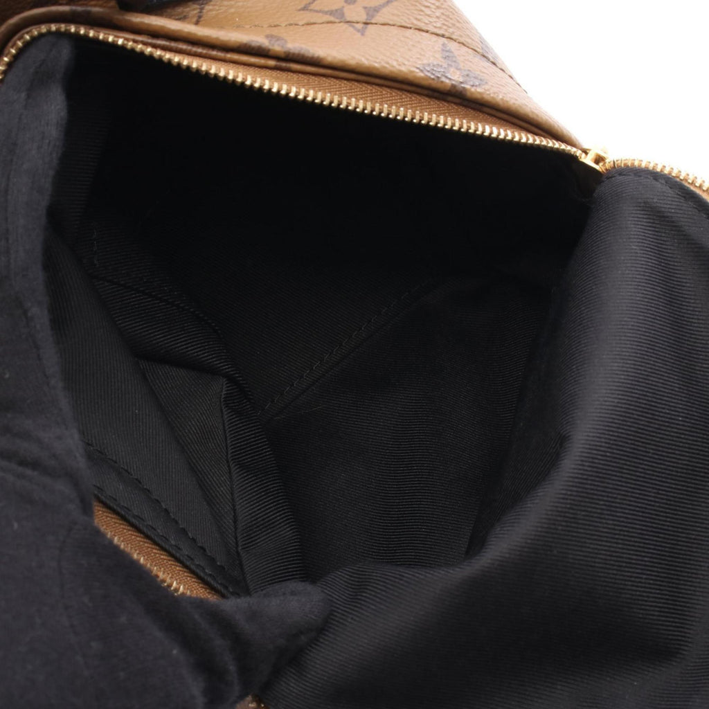 Louis Vuitton Brown Coated Canvas Leather Backpack